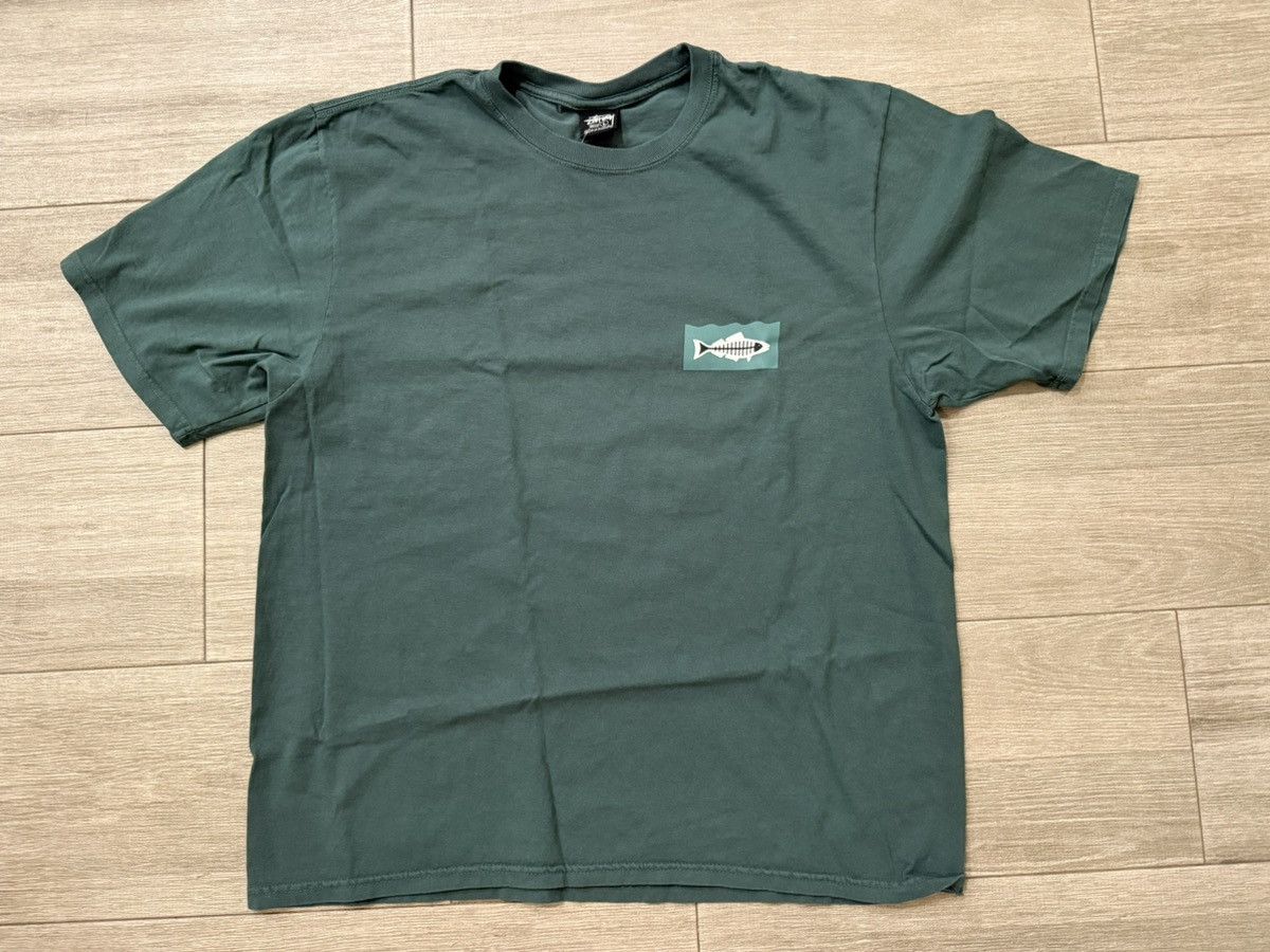 Stussy Stussy Heal The Bay 40 Pigment Dyed Pine Tee Size L Large Size US L / EU 52-54 / 3 - 1 Thumbnail