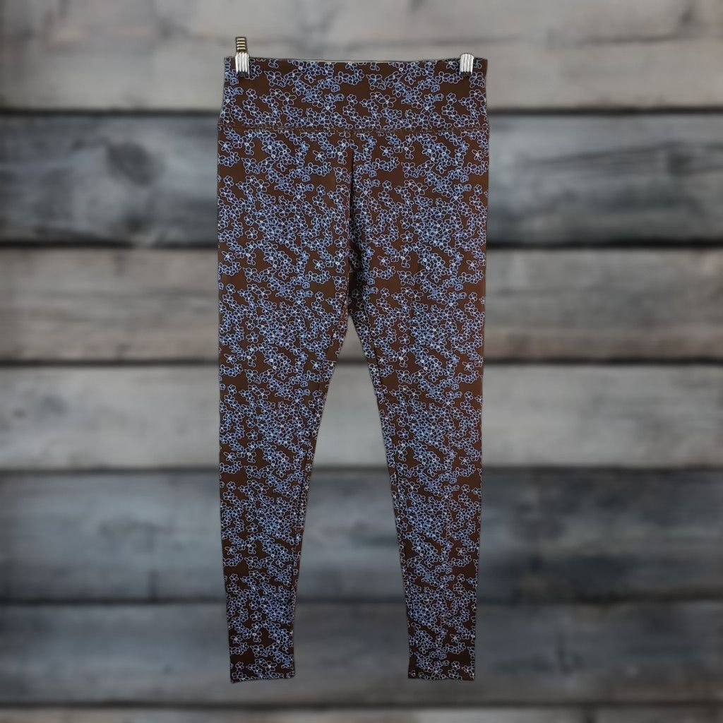 Vintage Wild Fable Womens Leggings Size S Blue Brown Floral Cotton Blend Shirt? Size 28" / US 6 / IT 42 - 1 Thumbnail