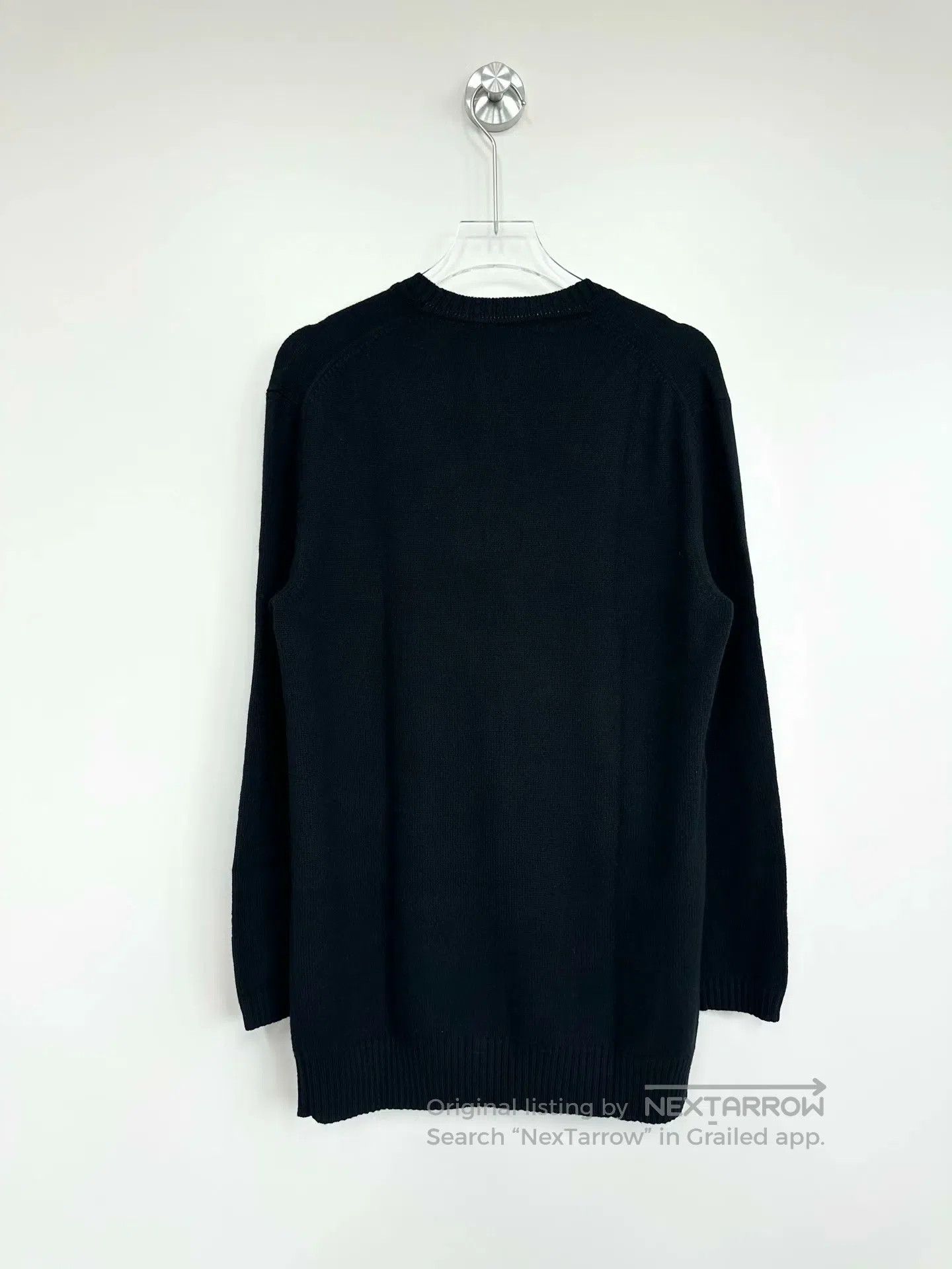 Gucci Guicci Black horsebit wool knitted cardigan| Size S / US 4 / IT 40 - 2 Thumbnail