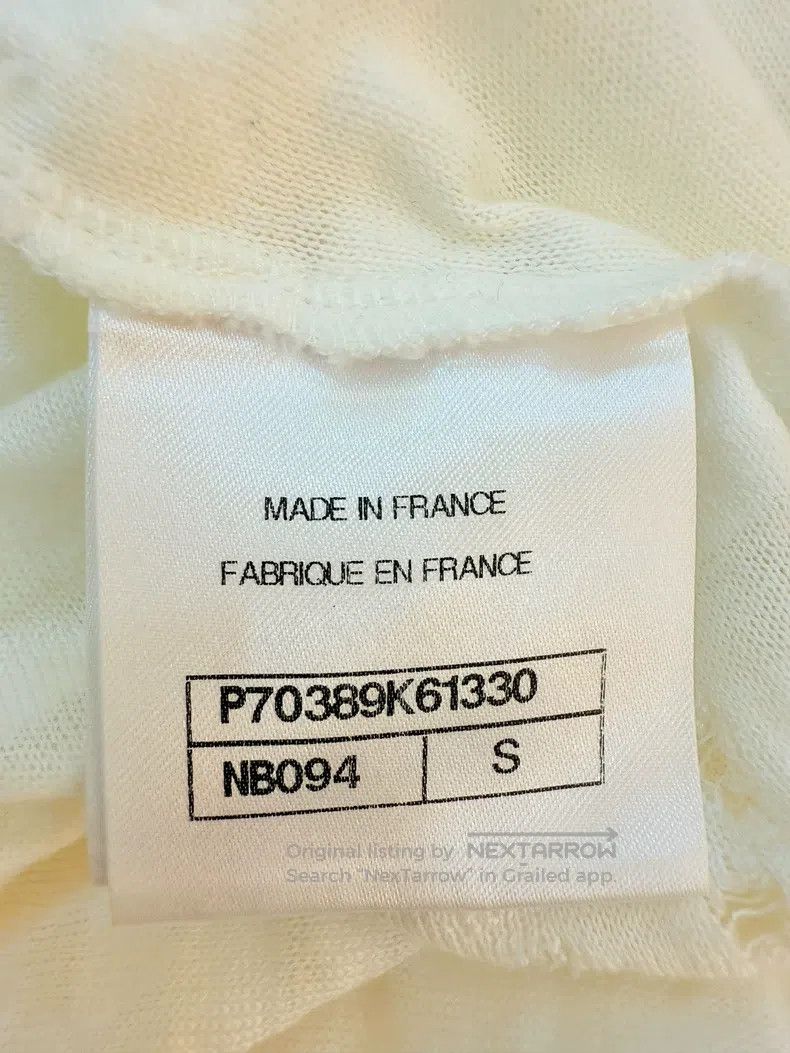 Chanel Chanel Full logo hollow short sleeves Size S / US 4 / IT 40 - 8 Thumbnail