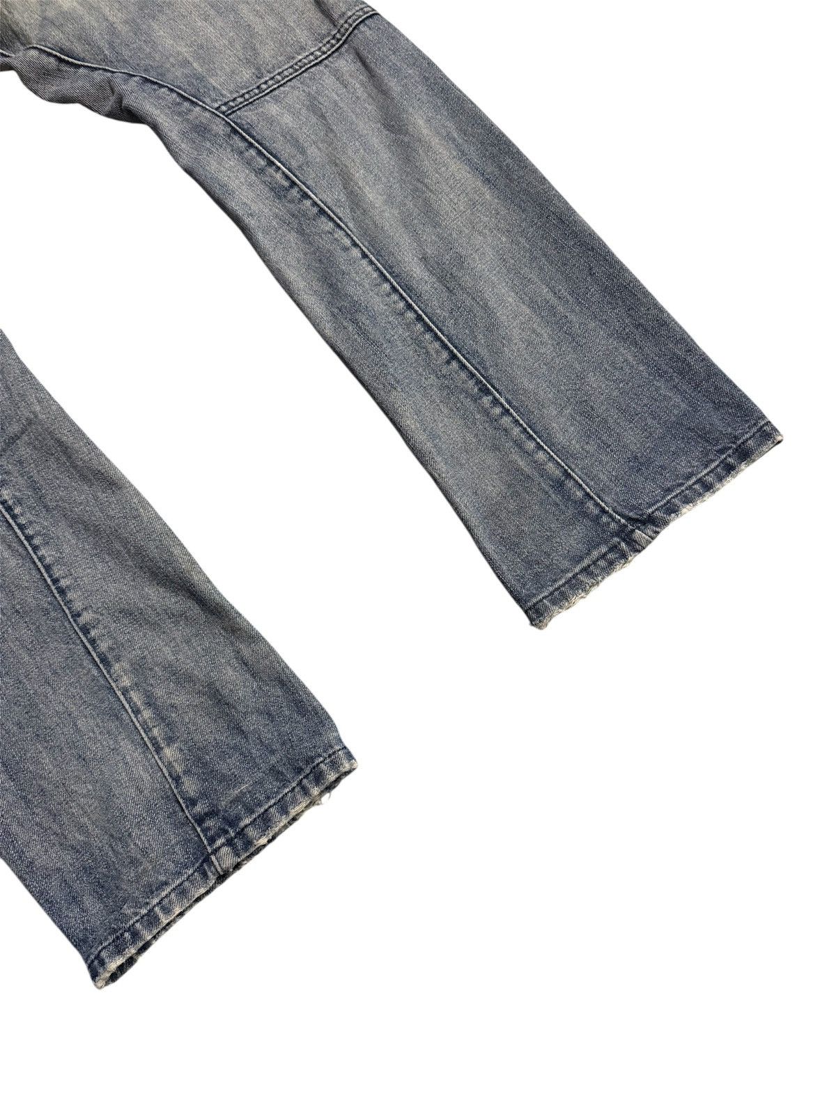 Hysteric Glamour BREATHMINT DOUBLE WAIST TWIST LEGS DISTRESSED JEANS Size US 42 / EU 58 - 9 Thumbnail
