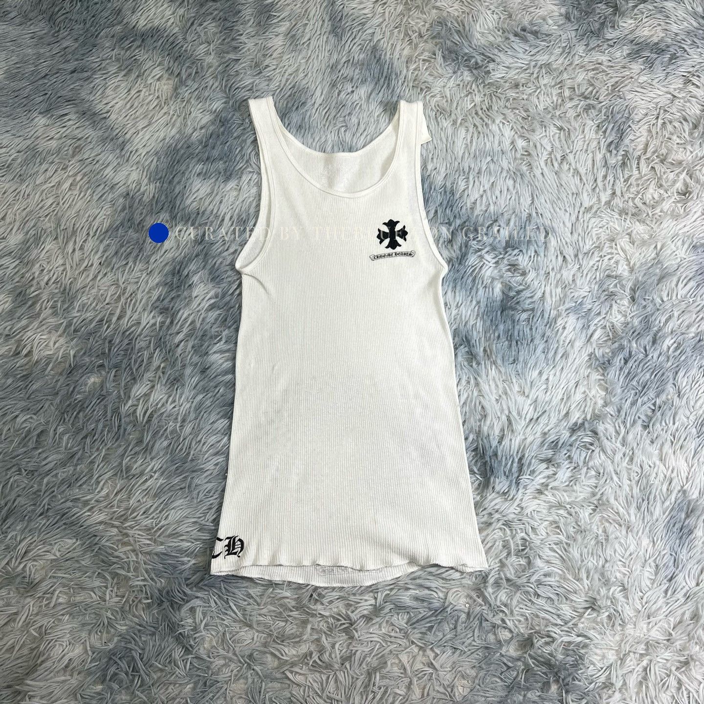 CHROME HEARTS ノースリーブ Tシャツ グレー Chrome Hearts Chrome Hearts Triple Cross Tank Top Tee in Gray
