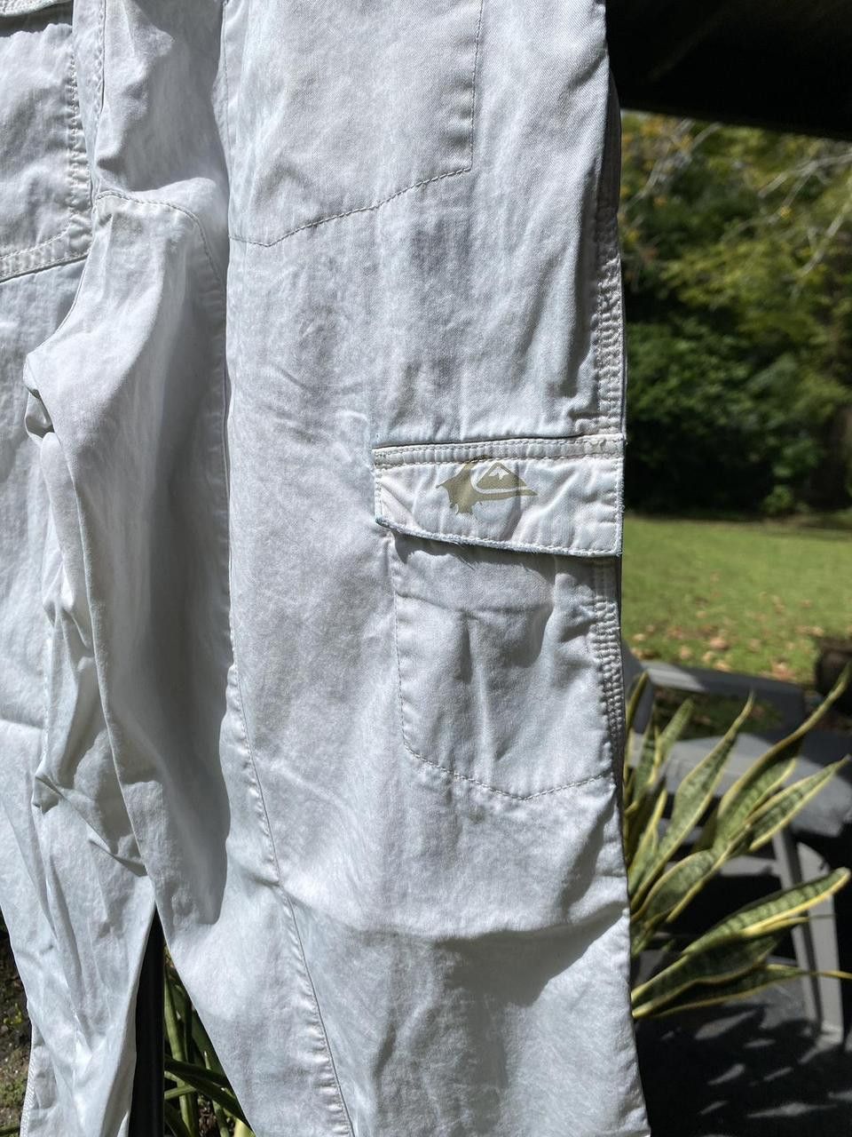Quiksilver Rare 2000s 1of1 Quiksilver NFS Beige Cargos Hidden Pocket 32 Size US 32 / EU 48 - 4 Thumbnail