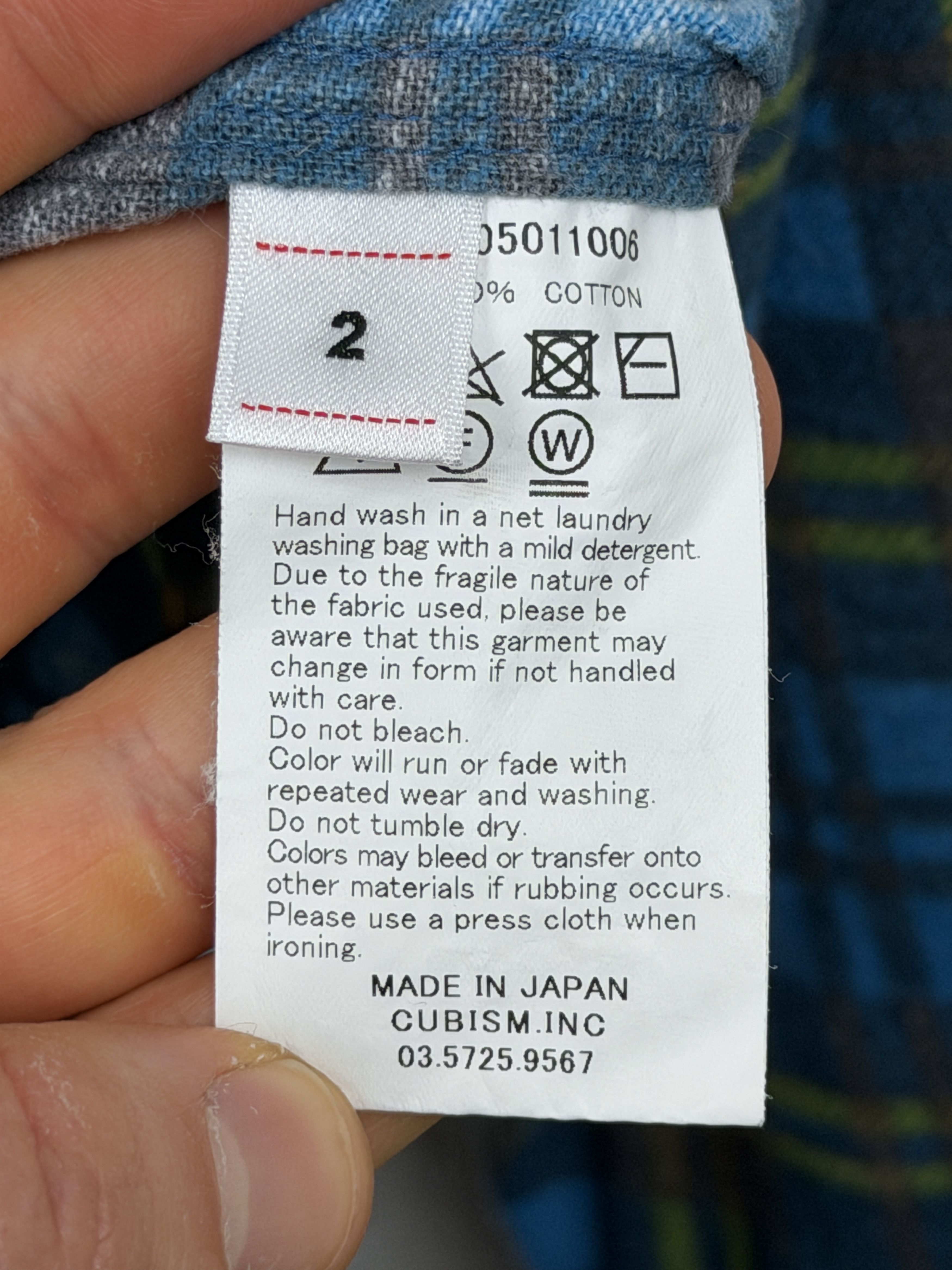 Visvim SS23 Pioneer Khadi Check L/S Size US M / EU 48-50 / 2 - 8 Thumbnail