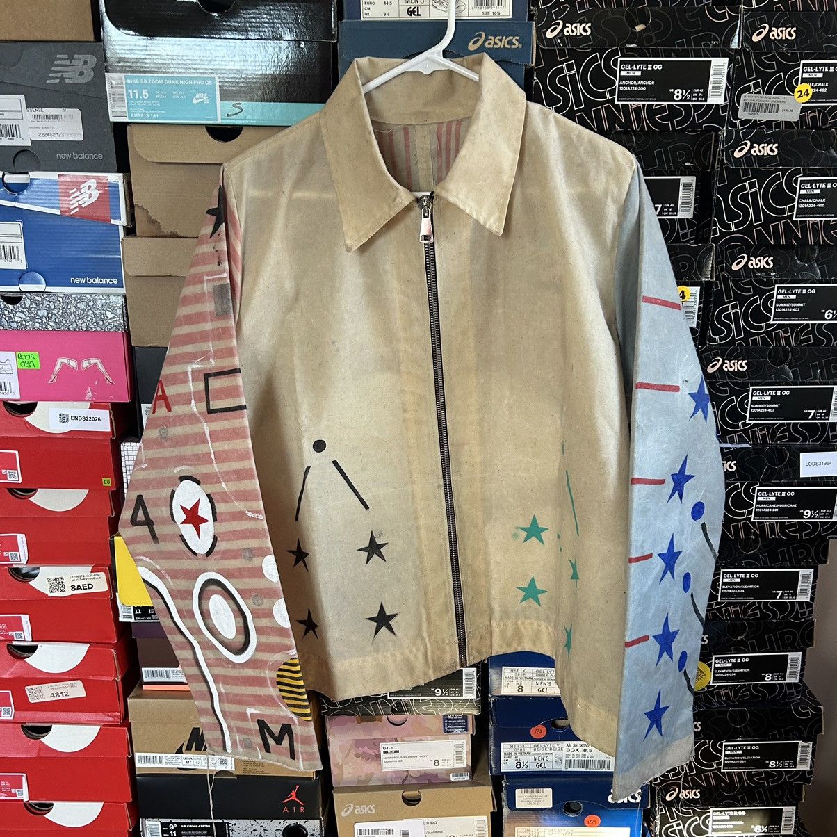 Handmade 1 of 1 MONOLiTH GORE HANDPAiNTED WAXED COTTON CANVAS JACKET Size US L / EU 52-54 / 3 - 25 Thumbnail