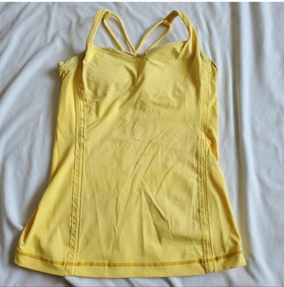 Lululemon Lululemon Free To Be yellow built in bra Size M / US 6-8 / IT 42-44 - 3 Thumbnail