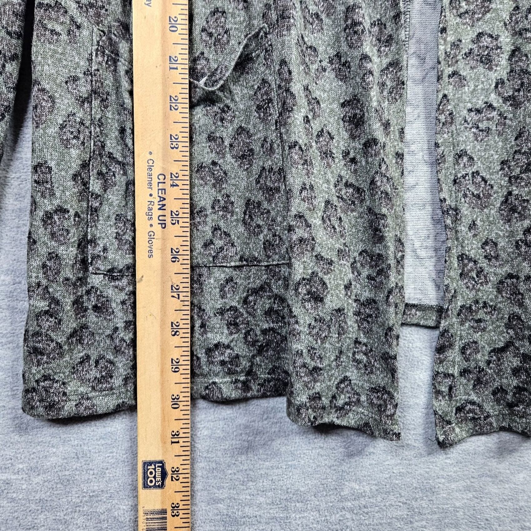 Lucky Brand Lucky Brand Women's Animal Print Open Front Lightweight Cardigan Sweater M Multicolor Size M / US 6-8 / IT 42-44 - 7 Thumbnail