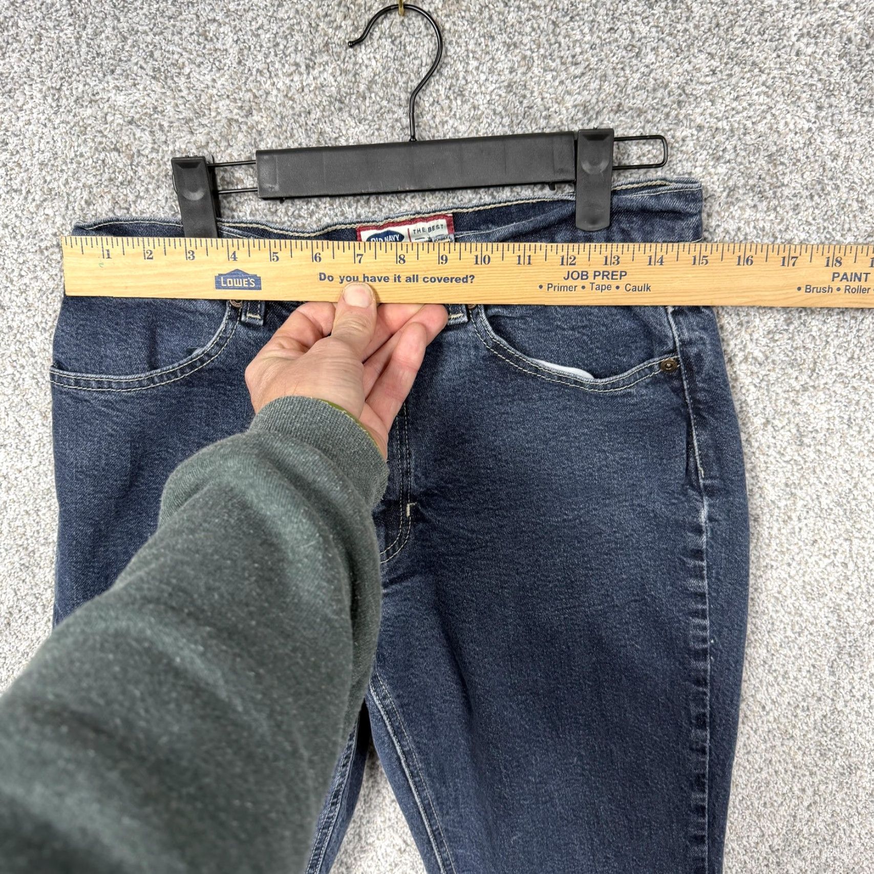 Old Navy VINTAGE Old Navy Jeans Womens 12 30x29 Blue Denim Bootcut High-Rise Stretch Dark Wash Size 34" / US 12 / IT 48 - 2 Thumbnail