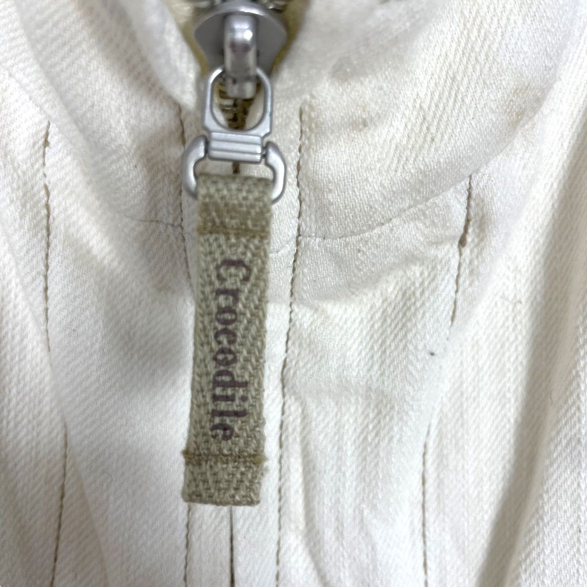 Lacoste Vintage Lacoste Vest Denim Jacket Crocodile Designer Zipp Up Size US M / EU 48-50 / 2 - 8 Thumbnail