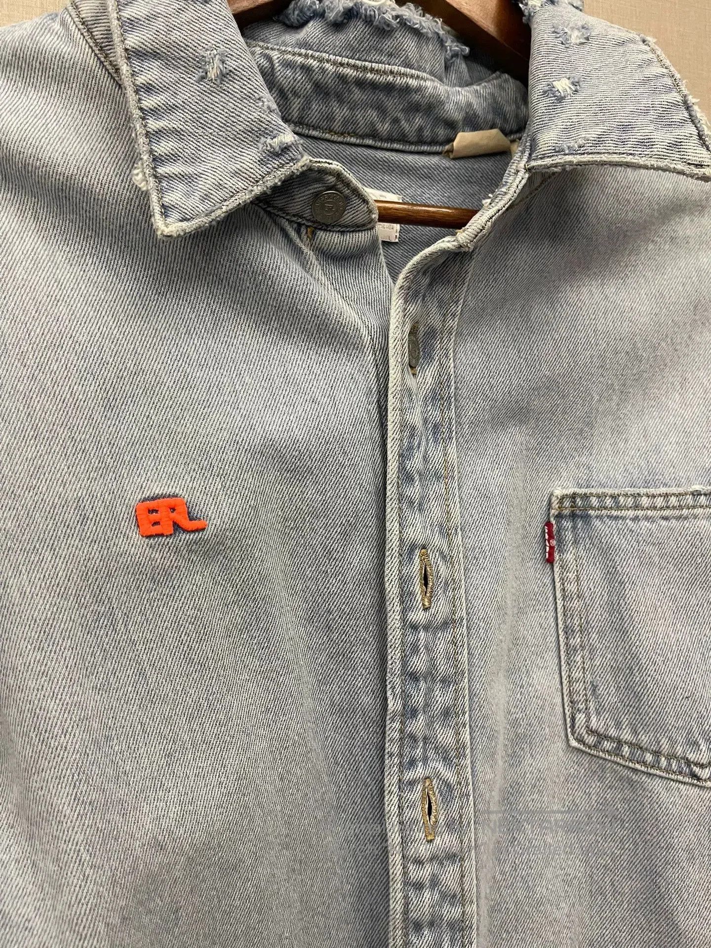 ERL ERL Levi's Collaboration Denim Shirt. Size US L / EU 52-54 / 3 - 5 Thumbnail