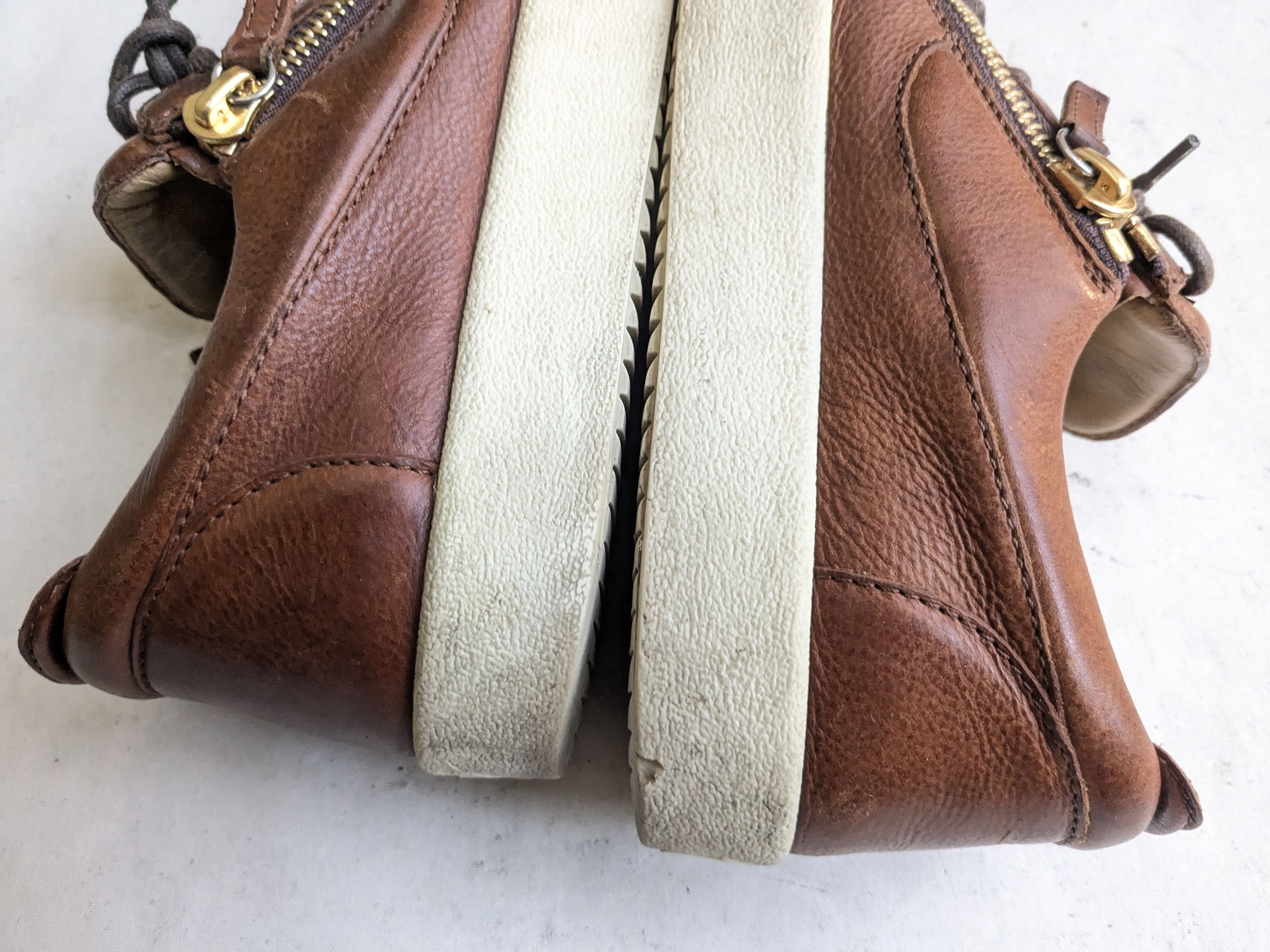 Giuseppe Zanotti Giuseppe Zanotti Sneakers Brown 9.5 42.5 Size US 9.5 / EU 42-43 - 10 Thumbnail