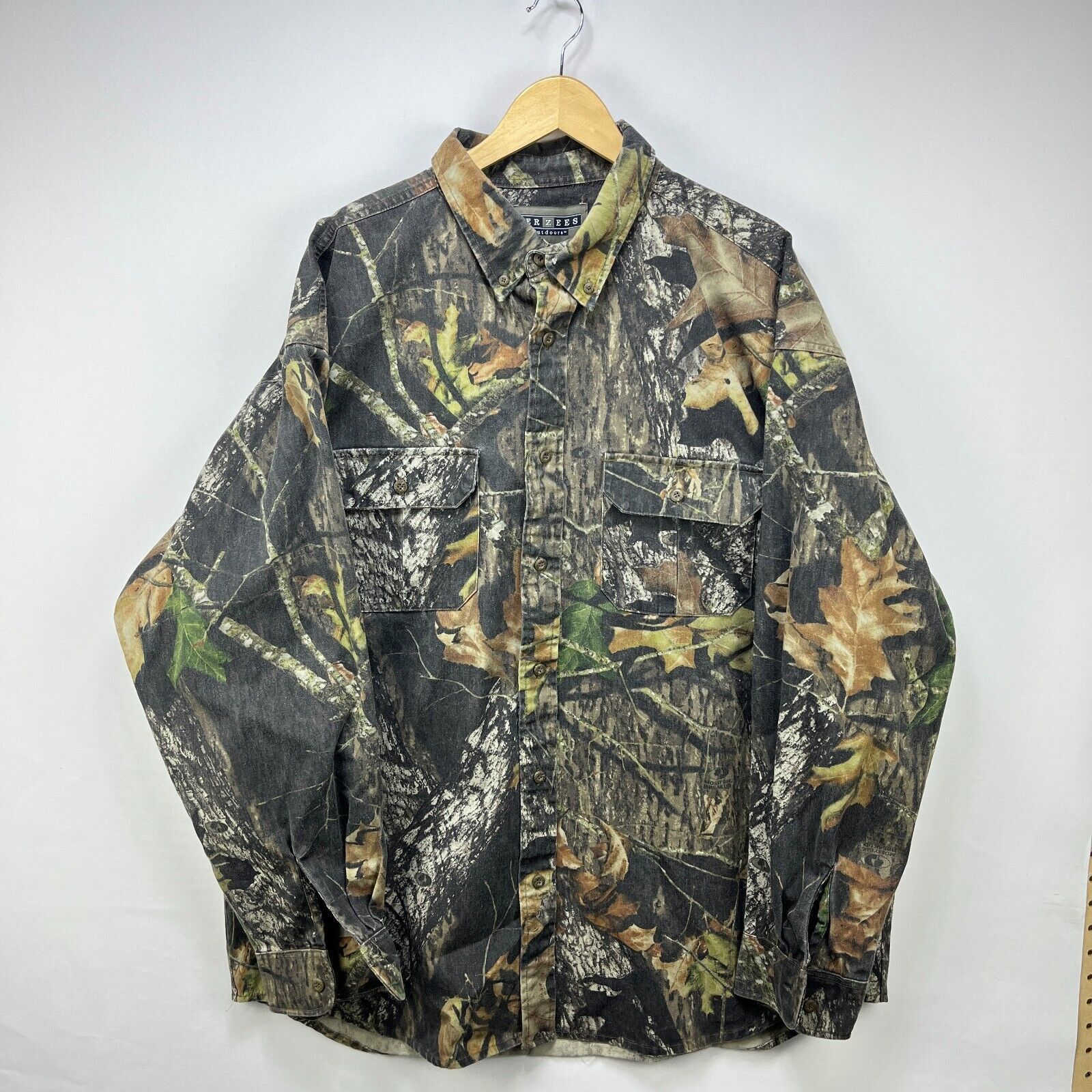 Realtree × Vintage Vintage Realtree Camo Jersey Button-Up Long Sleeve Shirt 2XL Size US XXL / EU 58 / 5 - 1 Thumbnail