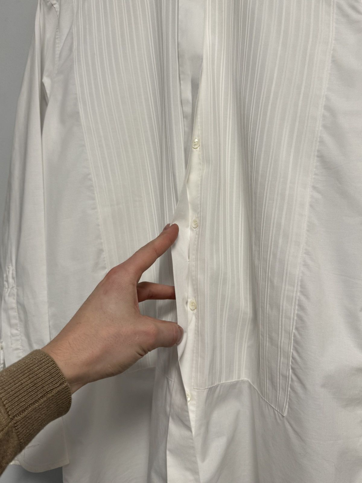 Givenchy Vintage 90s Givenchy shirt luxury y2k France cotton Button Size US L / EU 52-54 / 3 - 9 Thumbnail