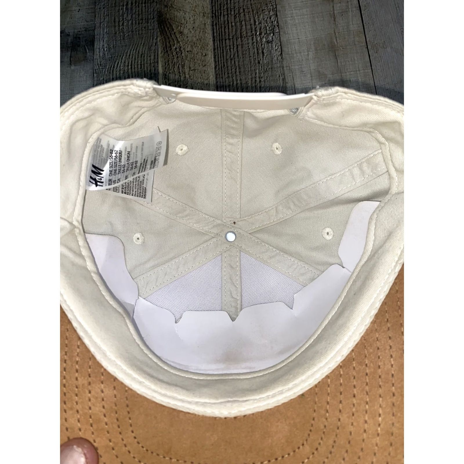 H&M H&M Hat Me ’s Tan Baseball Cap S Men Brown Hat Tan Men's CapS Size ONE SIZE - 2 Thumbnail