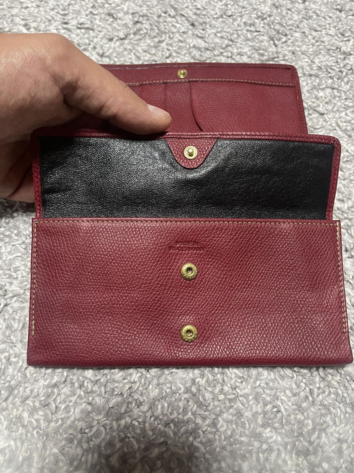 Jil Sander Jil Sander Vintage RARE Leather Folding Wallet West Germany Size ONE SIZE - 10 Thumbnail