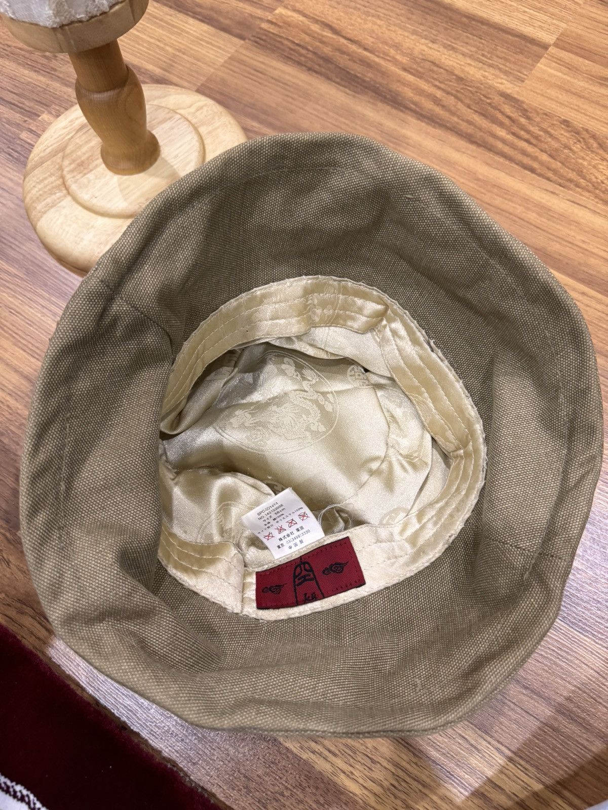 Japanese Brand × Vintage VINTAGE KURIHARA DENIM DAUX FUR BUCKET HAT DISTRESSED Size ONE SIZE - 6 Thumbnail