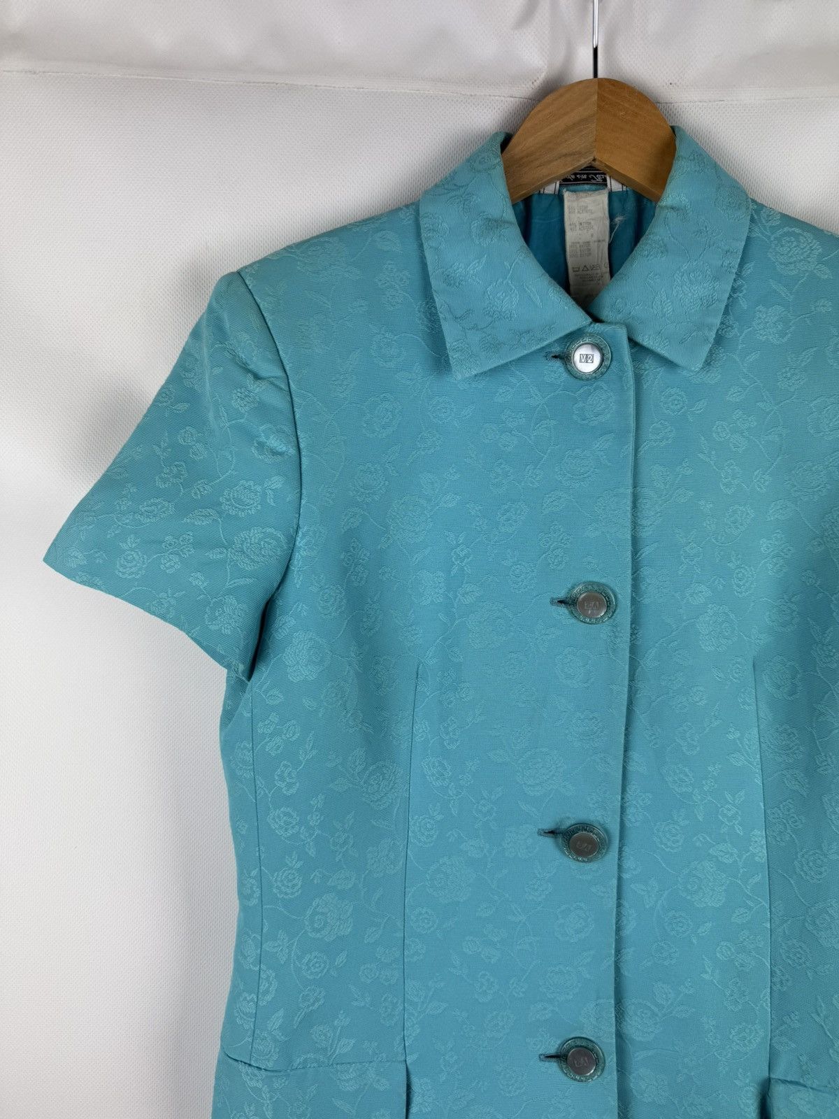 Versace Versace Classic V2 S/S VTG Japanese Floral Blazer Jacket Size M / US 6-8 / IT 42-44 - 2 Thumbnail