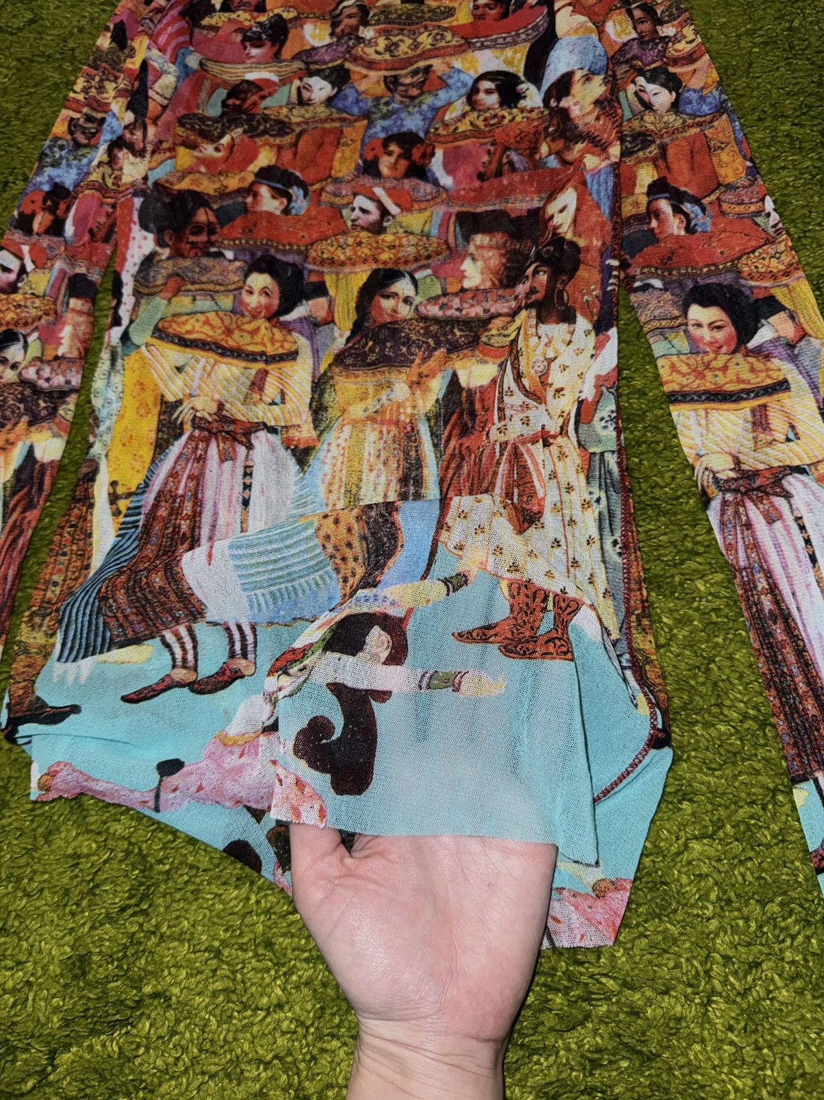 Jean Paul Gaultier × Vintage Jean Paul Gaultier JPG F/W 1998 archive mesh longsleeve Size M / US 6-8 / IT 42-44 - 12 Thumbnail