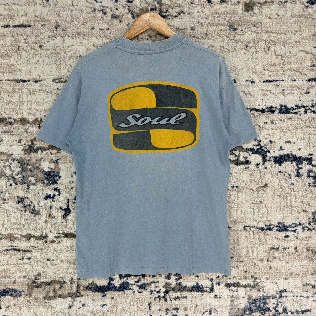 Triple 5 Soul × Vintage Vintage 90s Soul Big Logo Single Stitches T-shirt Size US L / EU 52-54 / 3 - 1 Thumbnail