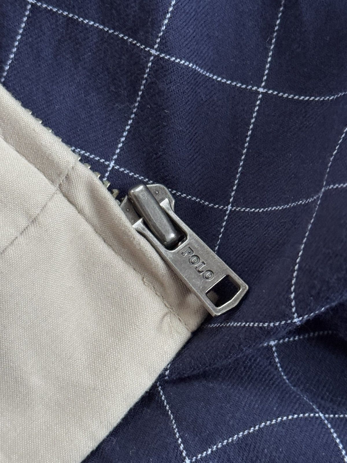 Polo Ralph Lauren × Vintage Polo Ralph Lauren XL beige zip bomber jacket collared 90s Size US XL / EU 56 / 4 - 12 Thumbnail