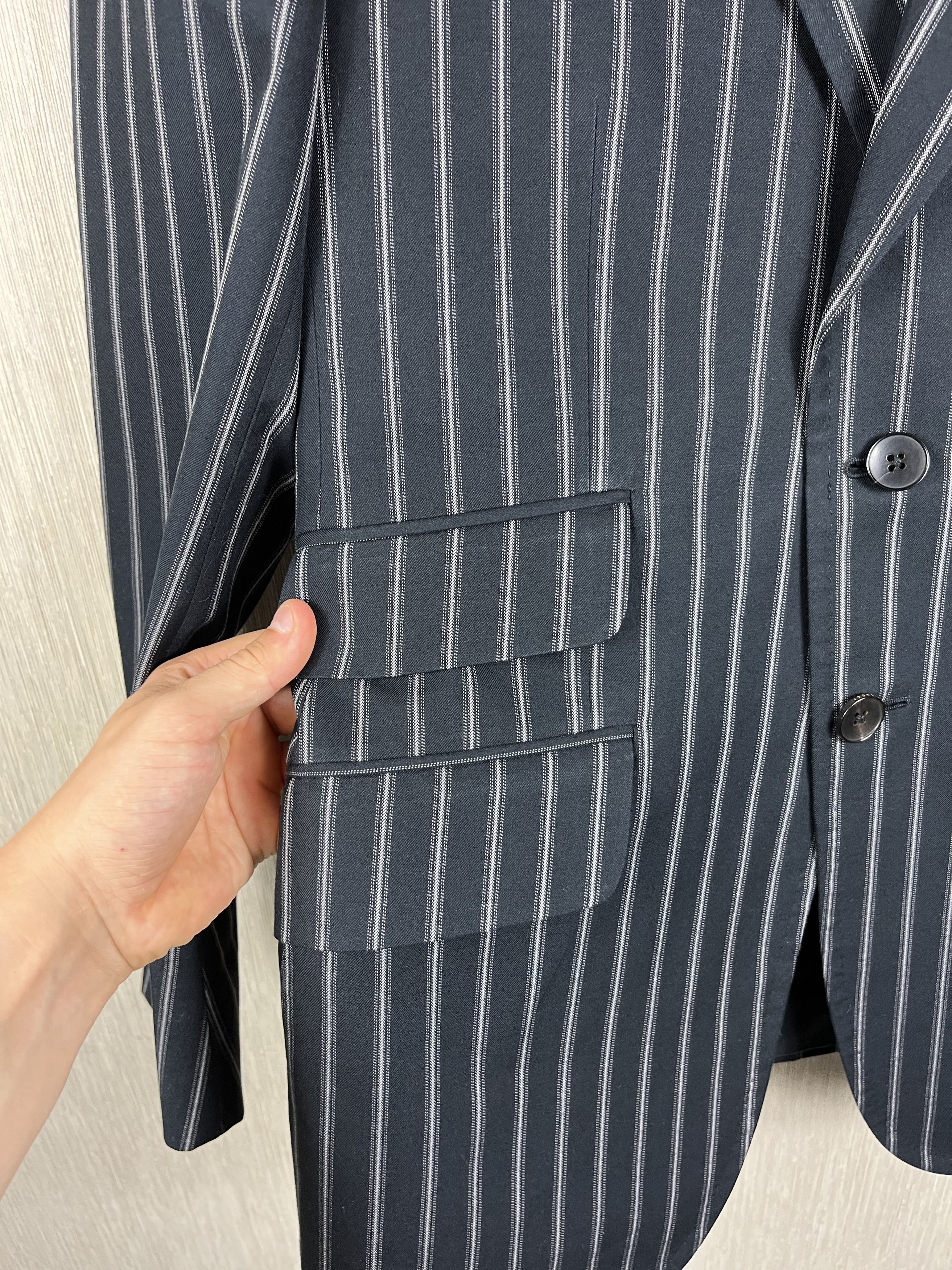 Gucci × Tom Ford Gucci Tom Ford vintage archive striped suit blazer+pants Size 36R - 10 Thumbnail