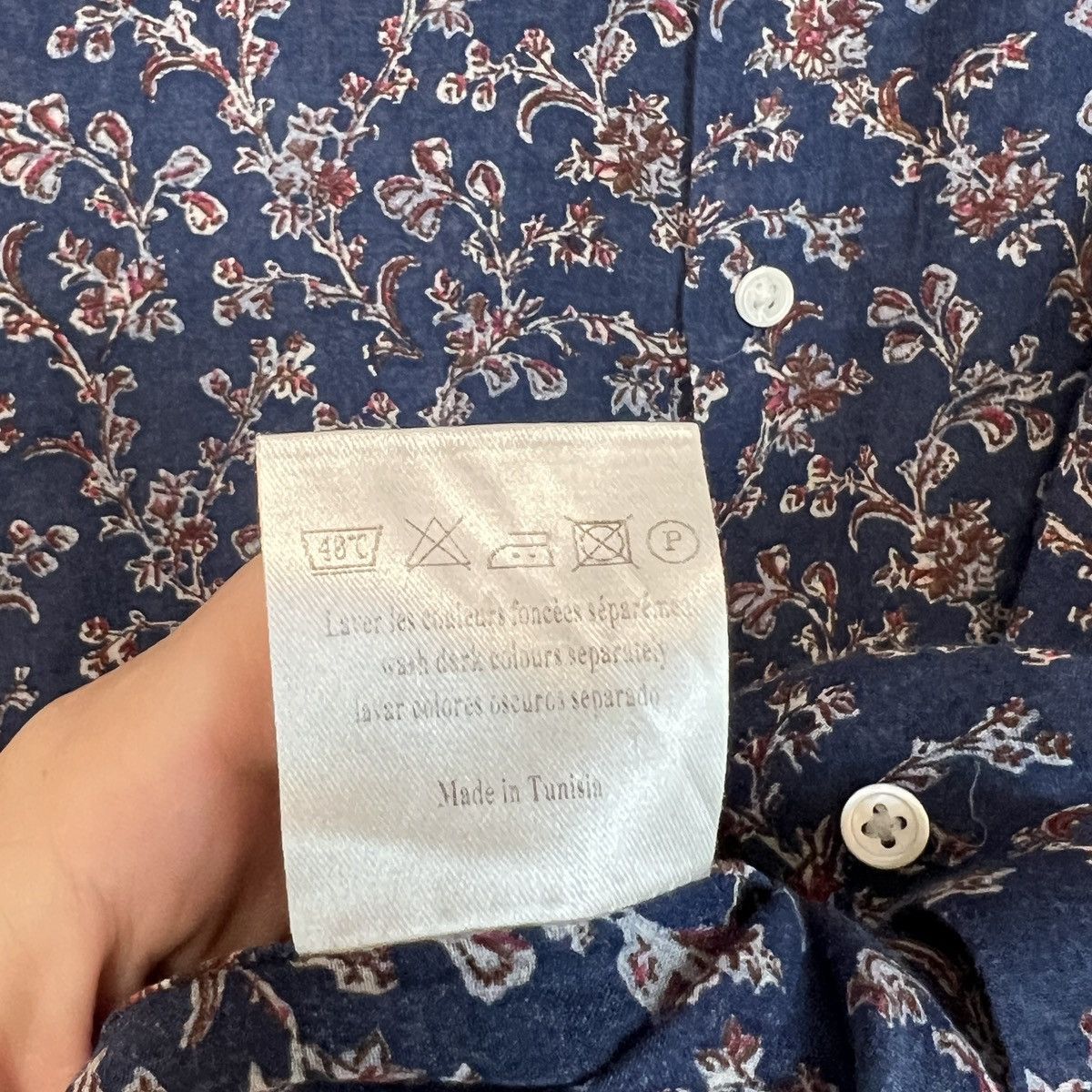 Sandro Vibrant Sandro Floral Print Button-Up Shirt, Size XL Size US XL / EU 56 / 4 - 6 Thumbnail
