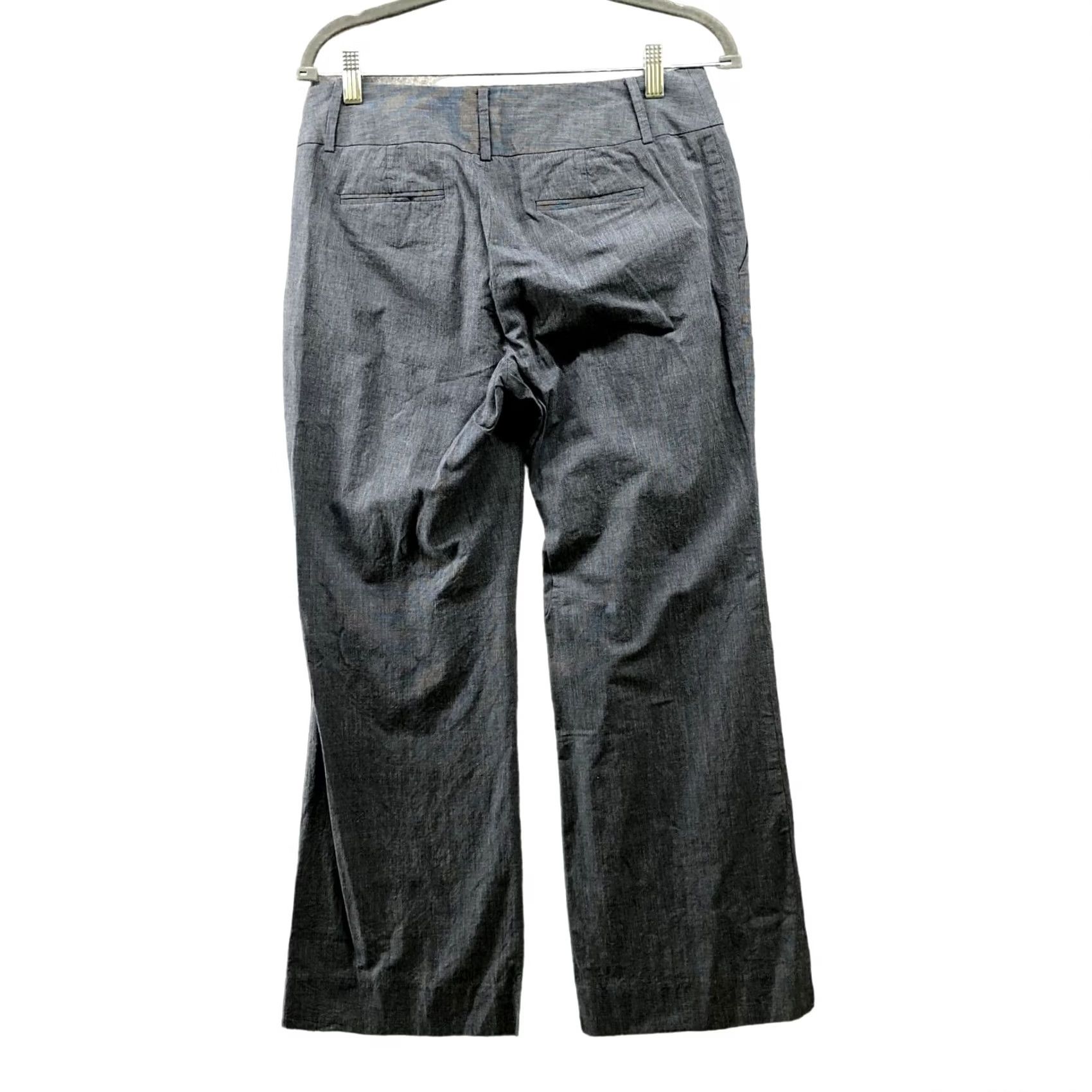 Banana Republic Banana Republic Martin Fit Pants Womens 6 Gray Mid Rise Straight Stretch Dress Pants Size 28" / US 6 / IT 42 - 2 Thumbnail