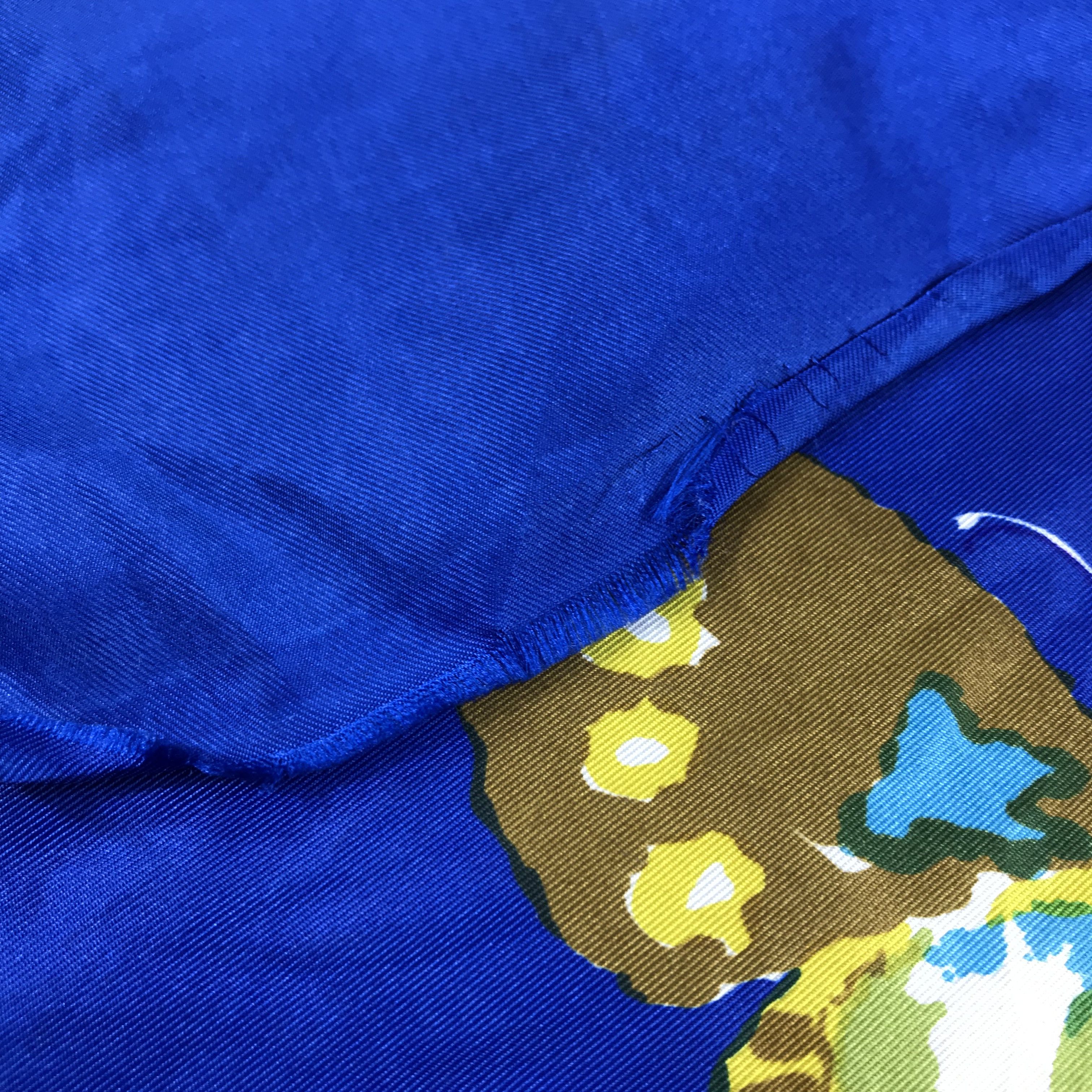 Vintage Vintage Butterflies Silk Scarf M151 Size ONE SIZE - 6 Thumbnail