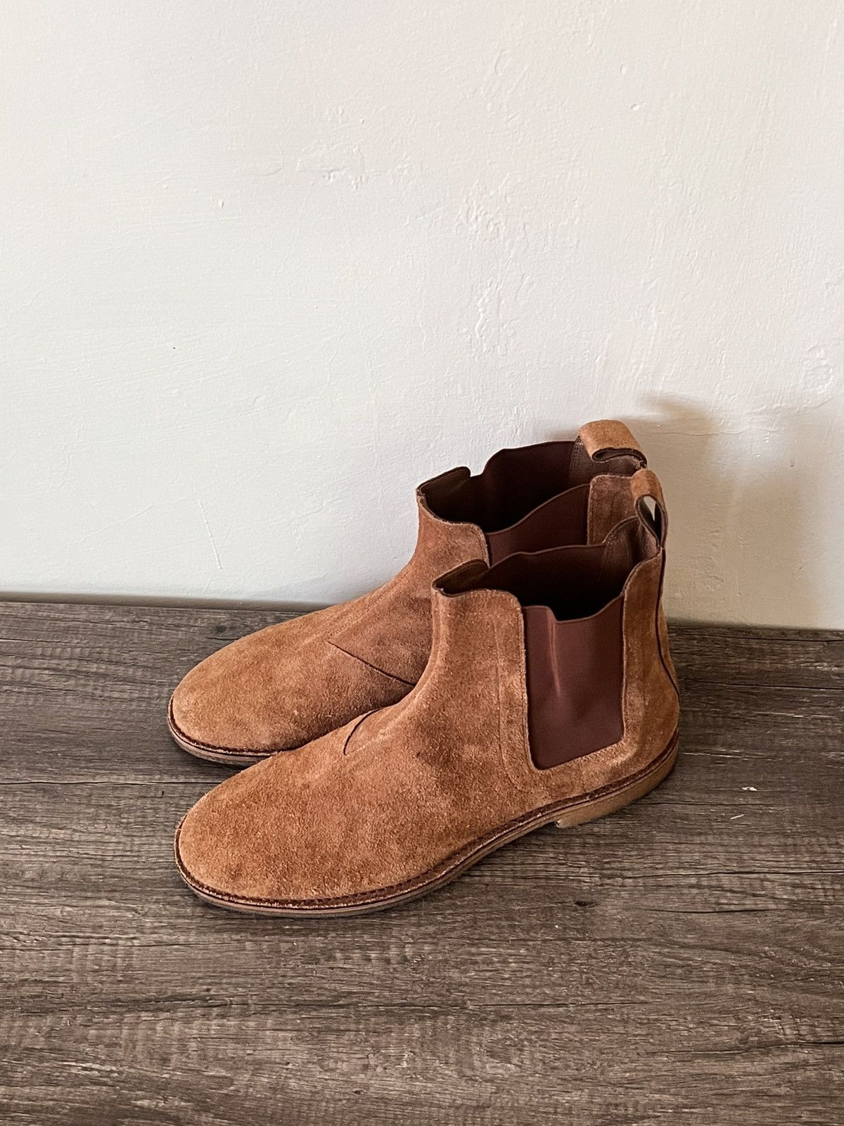 Bottega Veneta BOTTEGA VENETA SUEDE BOOTS Size US 12 / EU 45 - 2 Thumbnail