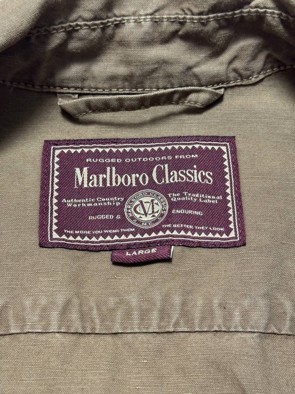 Marlboro Classics × Vintage Vintage Marlboro Classic Jacket Bomber Mens Y2K 90s Size US L / EU 52-54 / 3 - 9 Thumbnail
