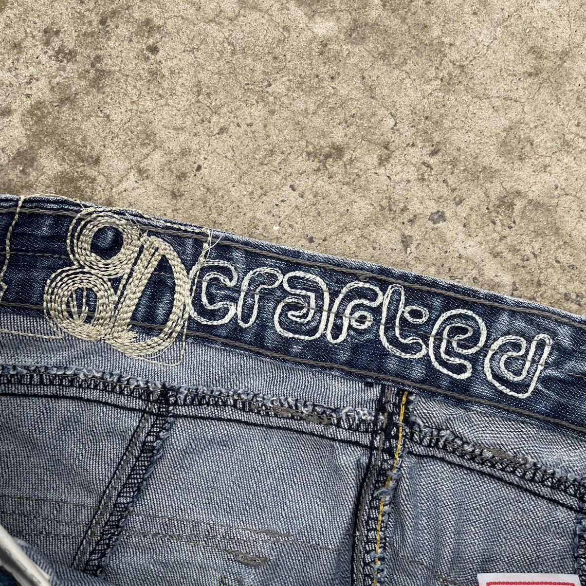 Levi's Made & Crafted Vintage Crafted Crazy Fit Women’s Flared Jeans Y2K Punk Rave Size 28" / US 6 / IT 42 - 8 Thumbnail
