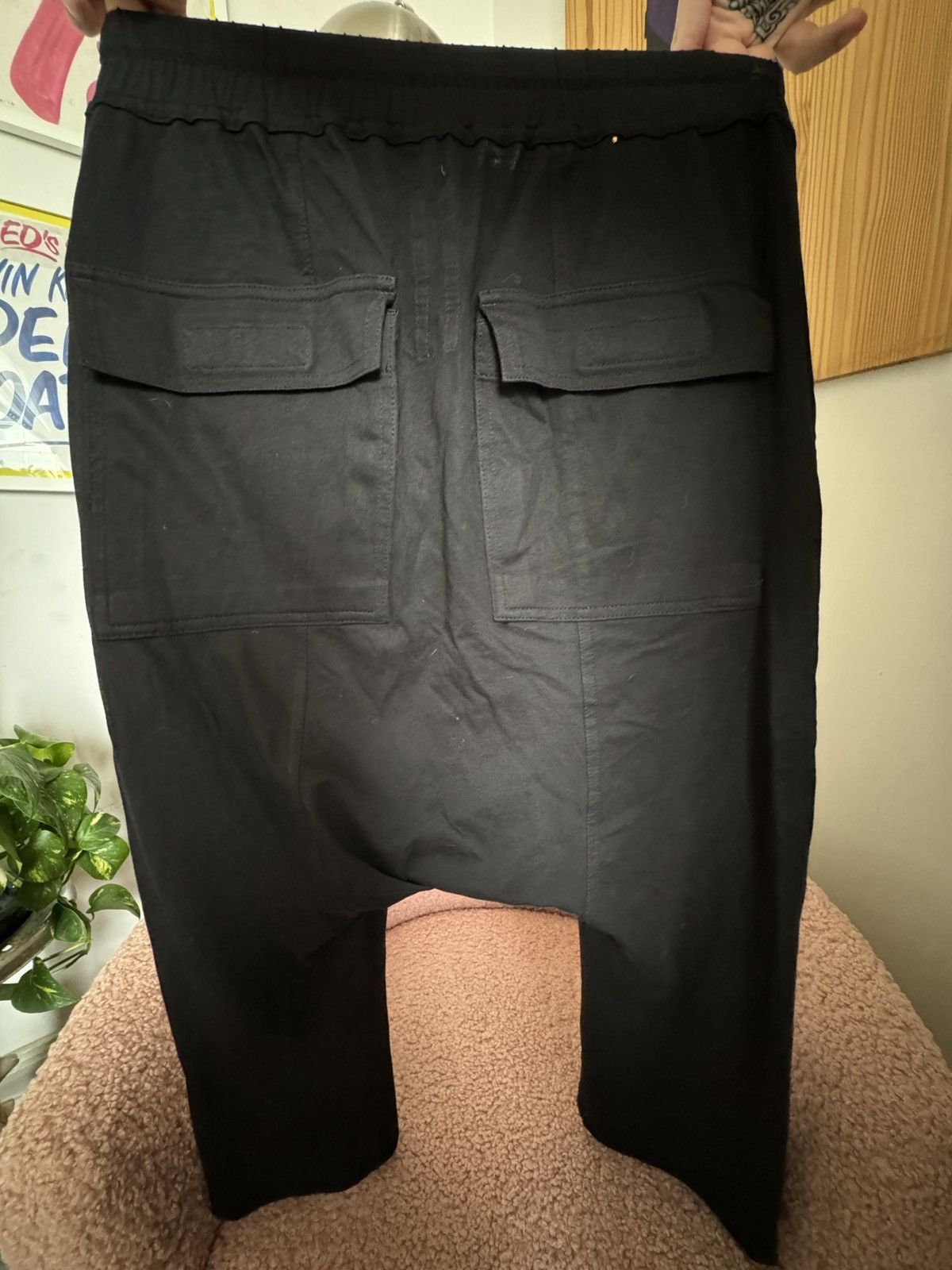 Rick Owens Drkshdw Sz SM Rick Owens Drkshdw Cropped Prisoner Pants Size US 32 / EU 48 - 2 Thumbnail
