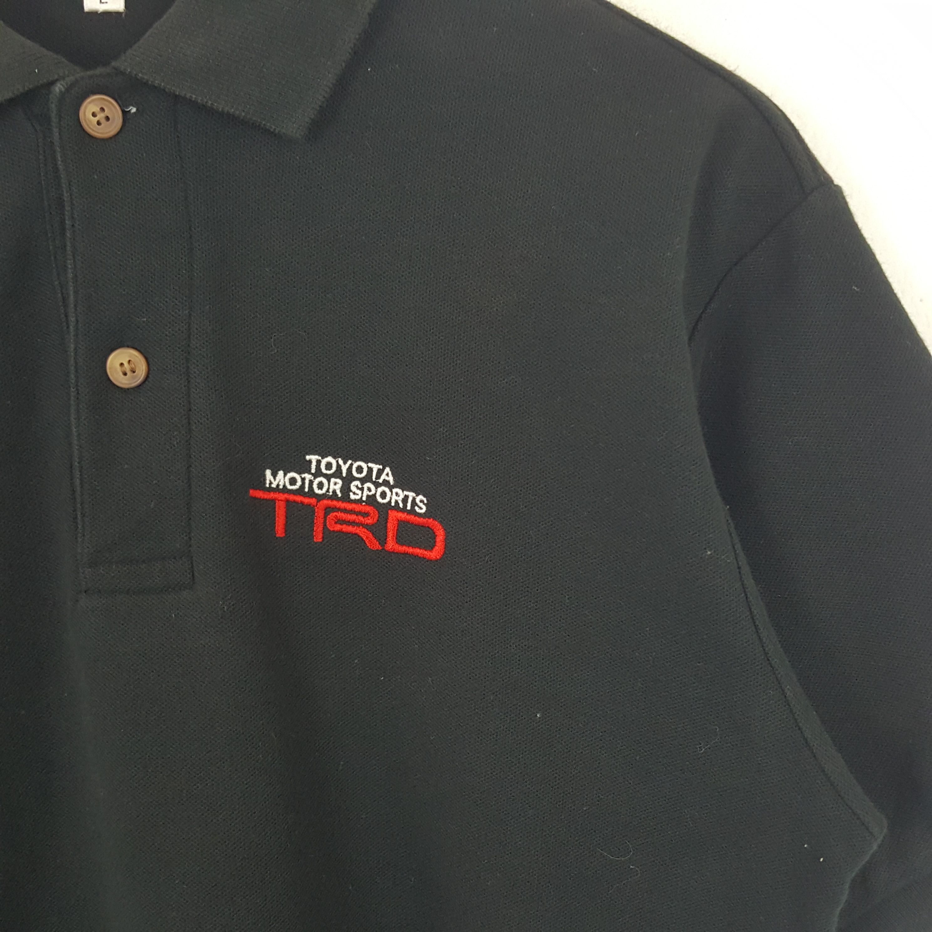 Vintage Vintage TRD Toyota Motor Sports Custom Art Polo Shirt Size US L / EU 52-54 / 3 - 3 Thumbnail