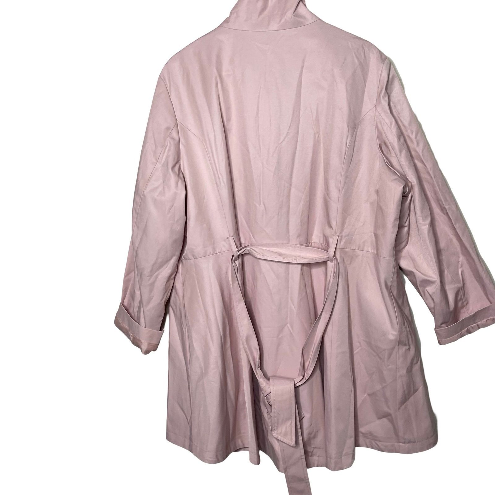 Betsey Johnson Betsy Johnson blush pink rose button trench coat sz 3X Size 3XL / US 20-22 - 3 Thumbnail
