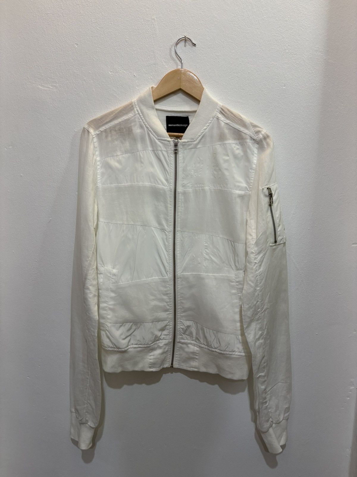 Japanese Brand 2000s Semantic design Bomber Jacket Size US M / EU 48-50 / 2 - 1 Thumbnail