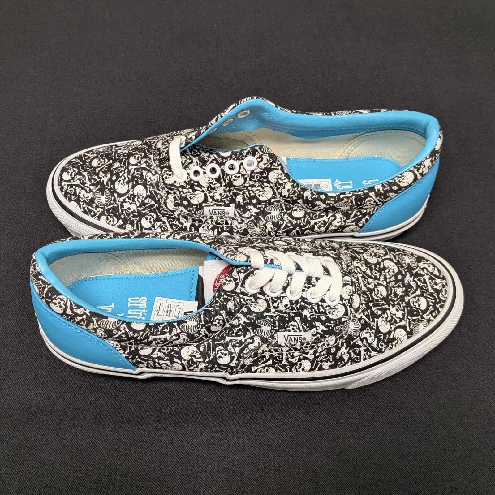 Vans 2014 Vans Vault Stussy OG Era LX Black Bones VN-0OZDC4S US9 Size US 9 / EU 42 - 1 Thumbnail