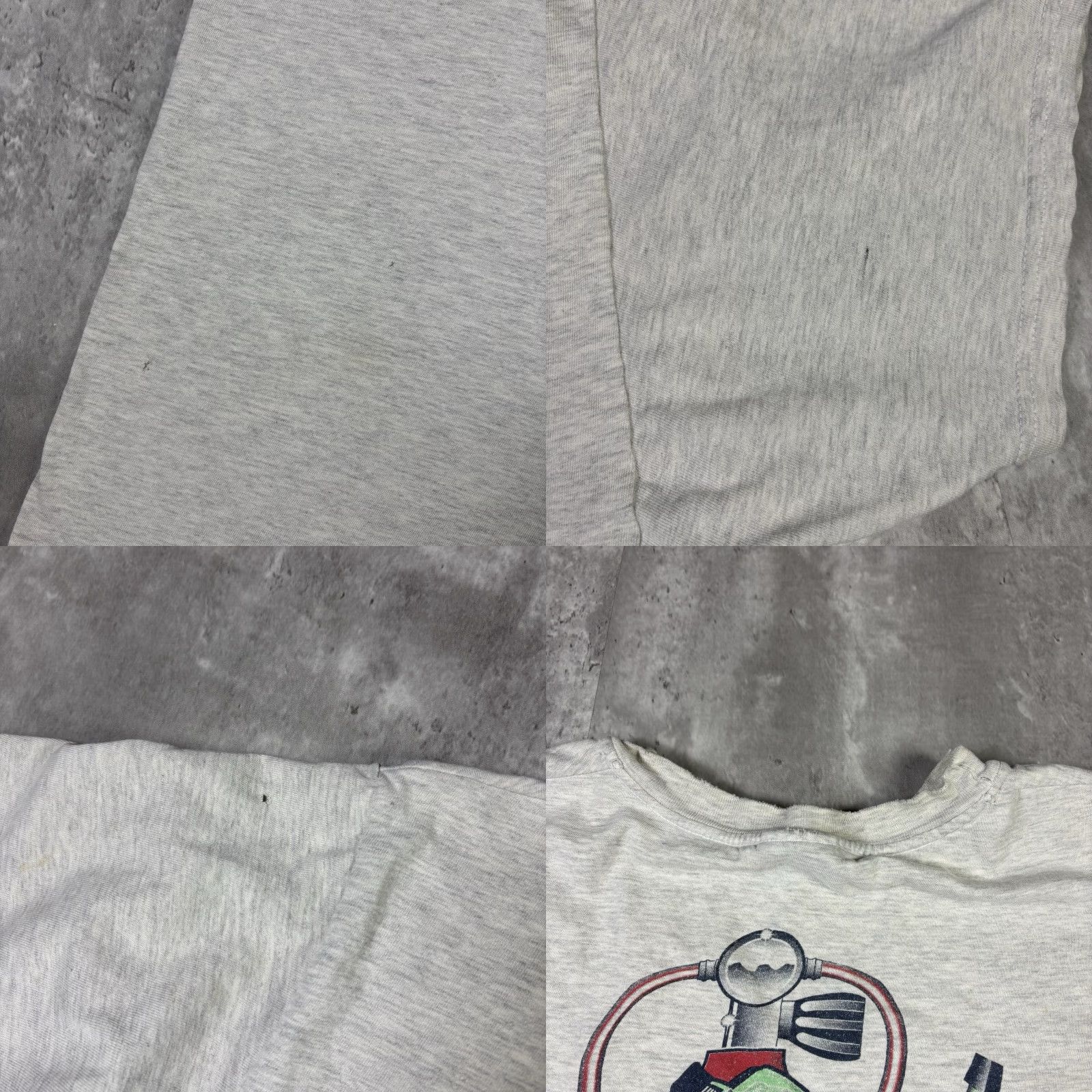 Hanes VINTAGE 90s Red Sail Sports T Shirt Adult 2XL Hanes Gray Cotton Graphic Print Short Sleeve Crew Neck Men Sports 90s Retro Vintage Mens Size US XXL / EU 58 / 5 - 8 Thumbnail
