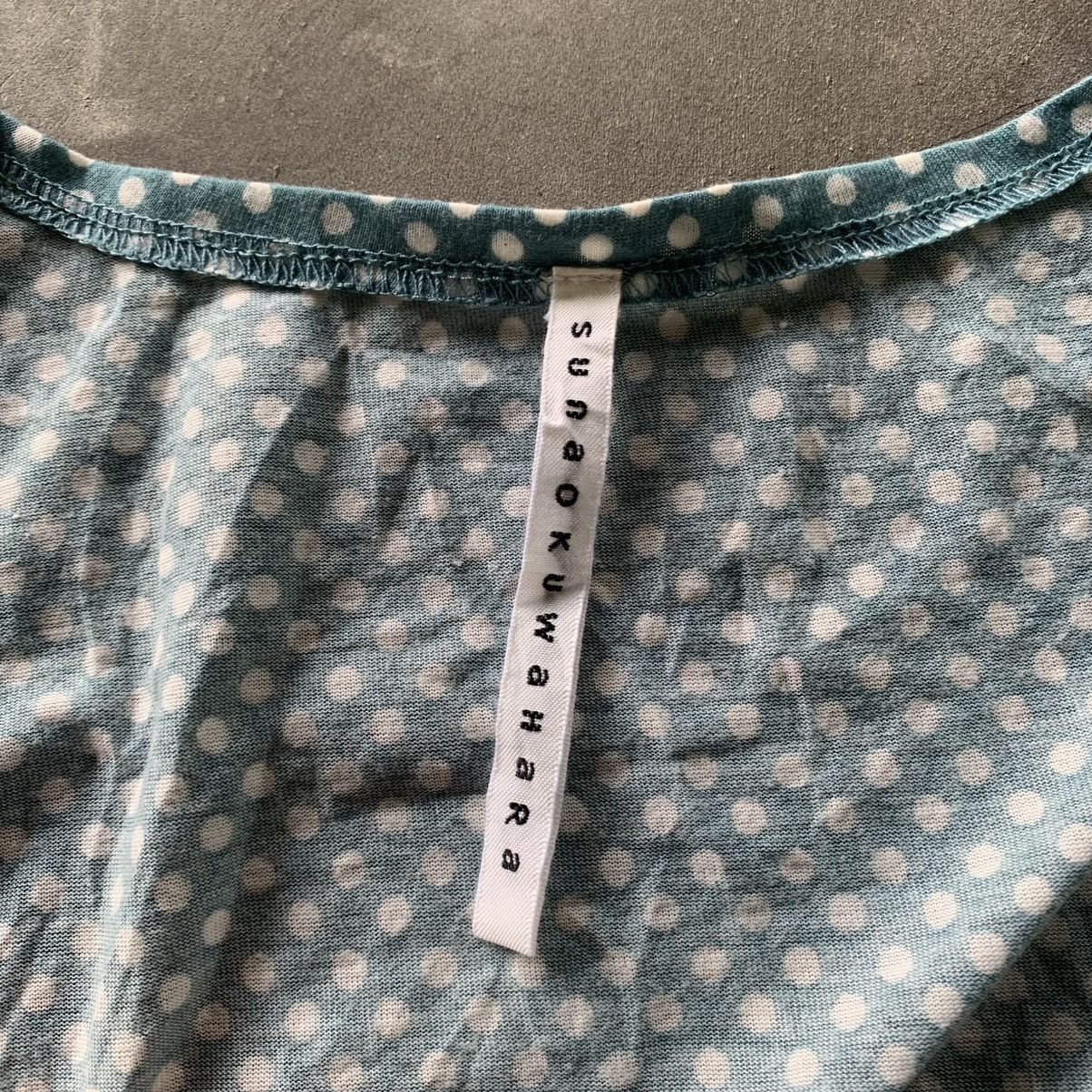 Sunao Kuwahara SUNAO KUWAHARA ISSEY MIYAKE POLKADOT TOPS BLOUSE OVERSIZE Size M / US 6-8 / IT 42-44 - 3 Thumbnail