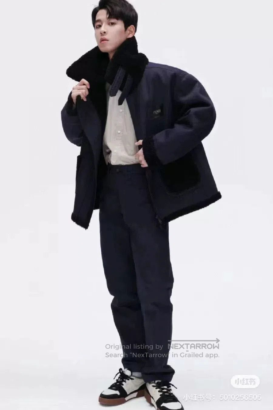 Fendi fendi leather fur coat with wool lining. Size US L / EU 52-54 / 3 - 8 Thumbnail