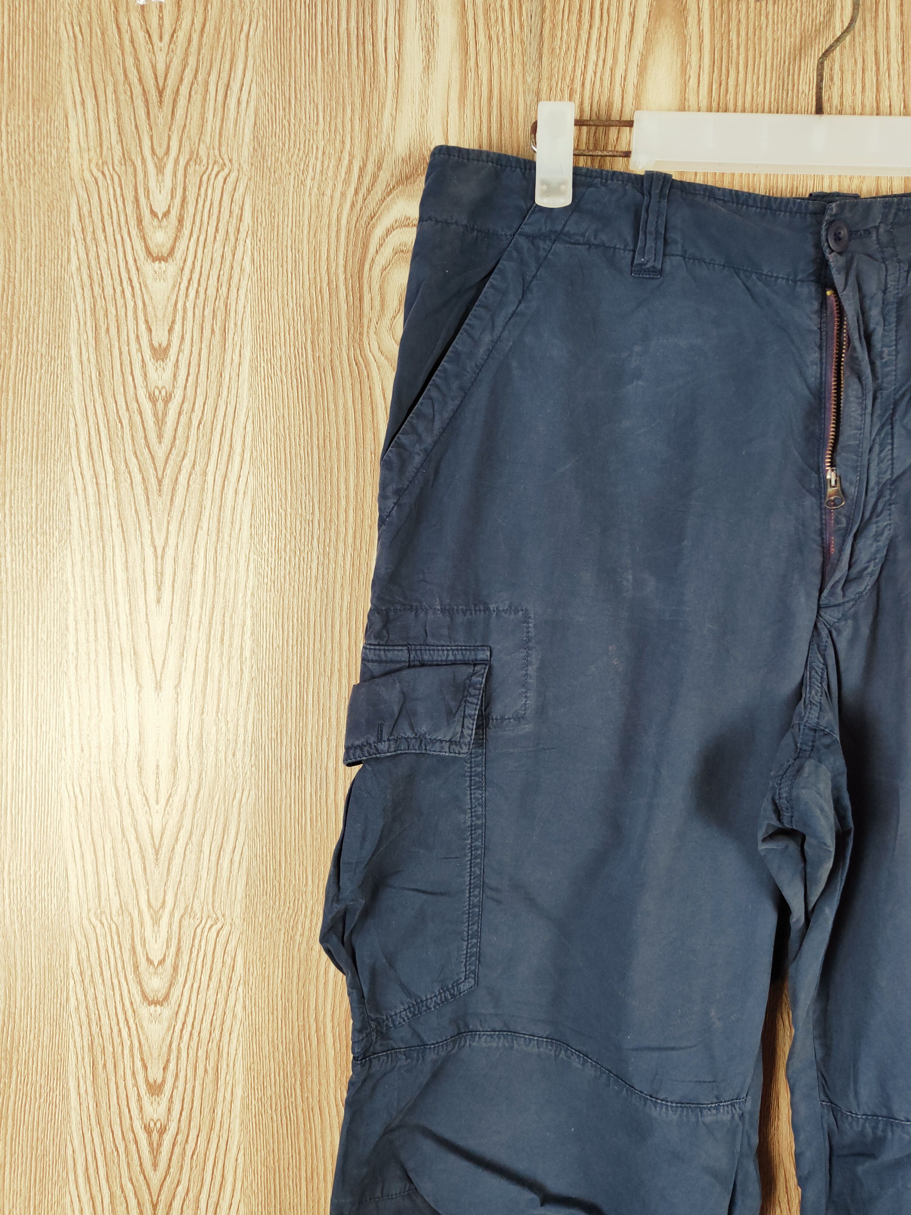 Napapijri DL Napapijri Navy Multipocket Tactical Cargo Pants #W210 Size US 34 / EU 50 - 4 Thumbnail