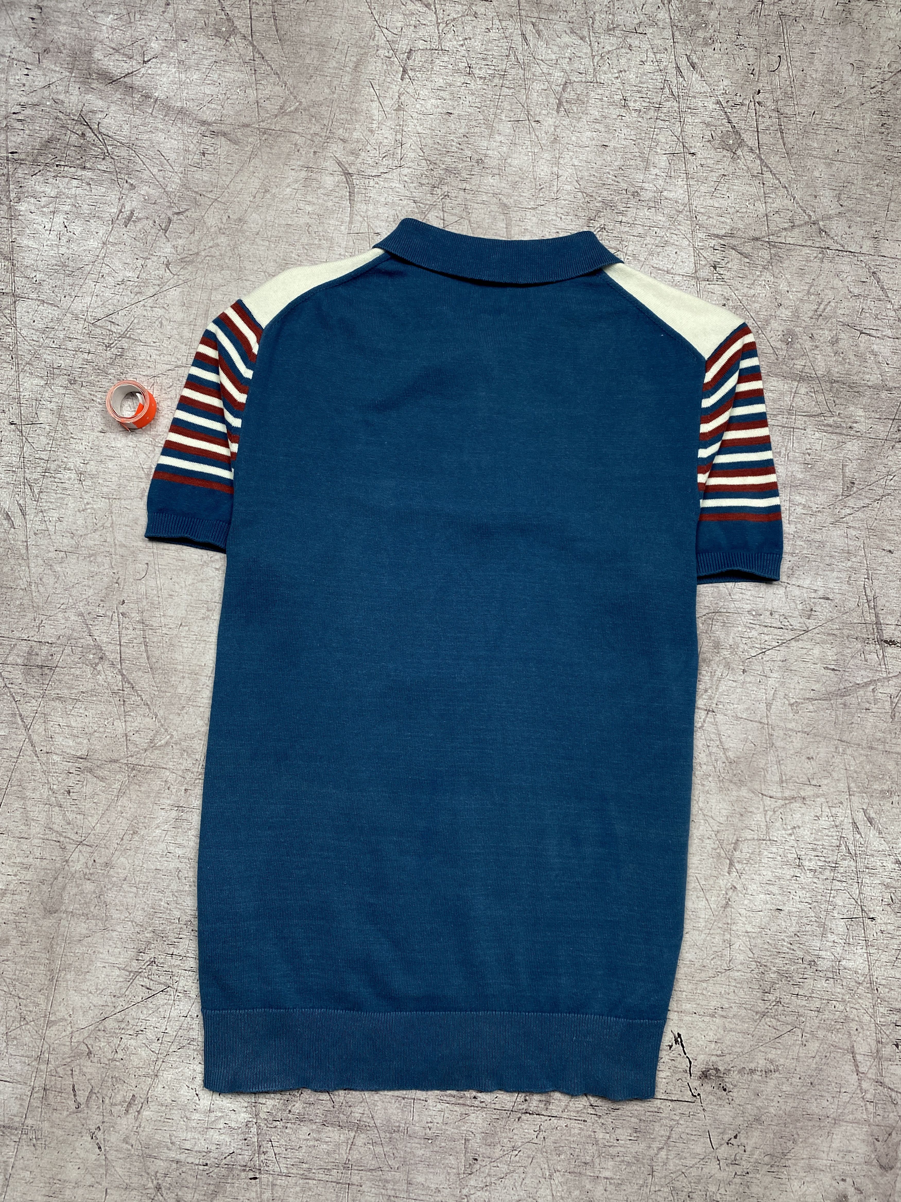 Pretty Green × Vintage Pretty Green Vintage Mens Knit Polo Shirt Size US M / EU 48-50 / 2 - 7 Thumbnail