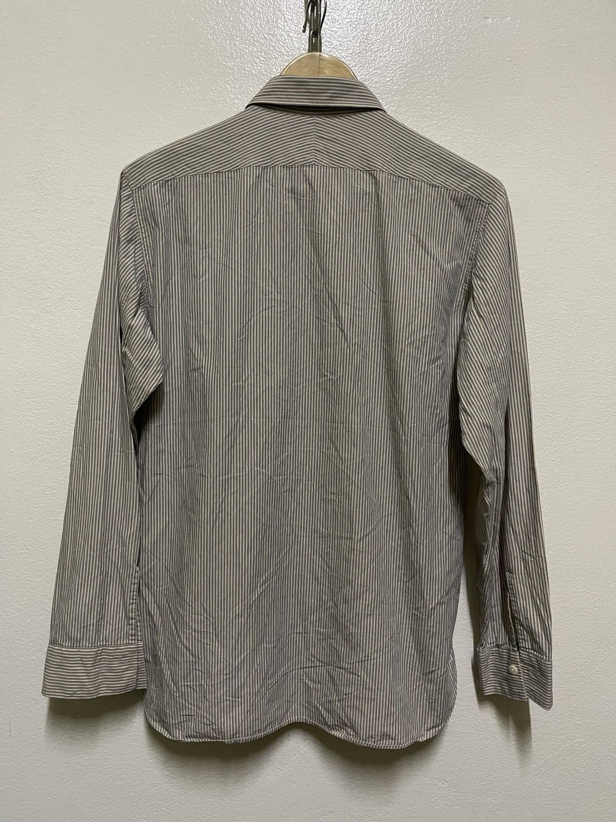 Japanese Brand × N.Hoolywood N.Hoolywood Long Sleeve Shirt Striped Size US M / EU 48-50 / 2 - 6 Thumbnail