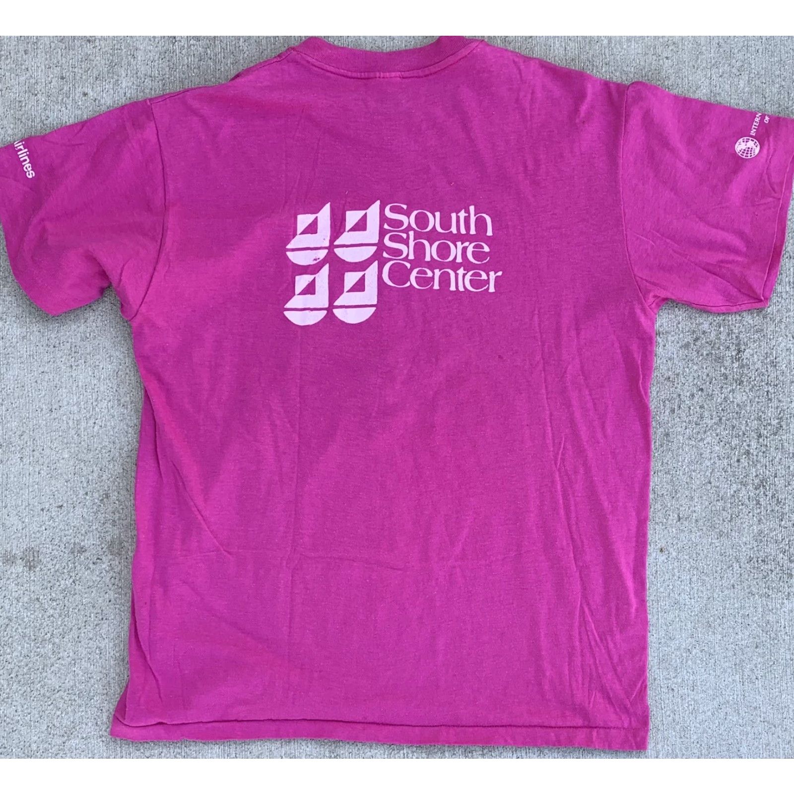 Vintage VINTAGE Alameda Run for the Parks T-Shirt Sport-T by Stedman L 80s 1980s Pink Short Sleeve Graphic Tee Unisex Large 42-44 Made in USA Size US L / EU 52-54 / 3 - 4 Thumbnail