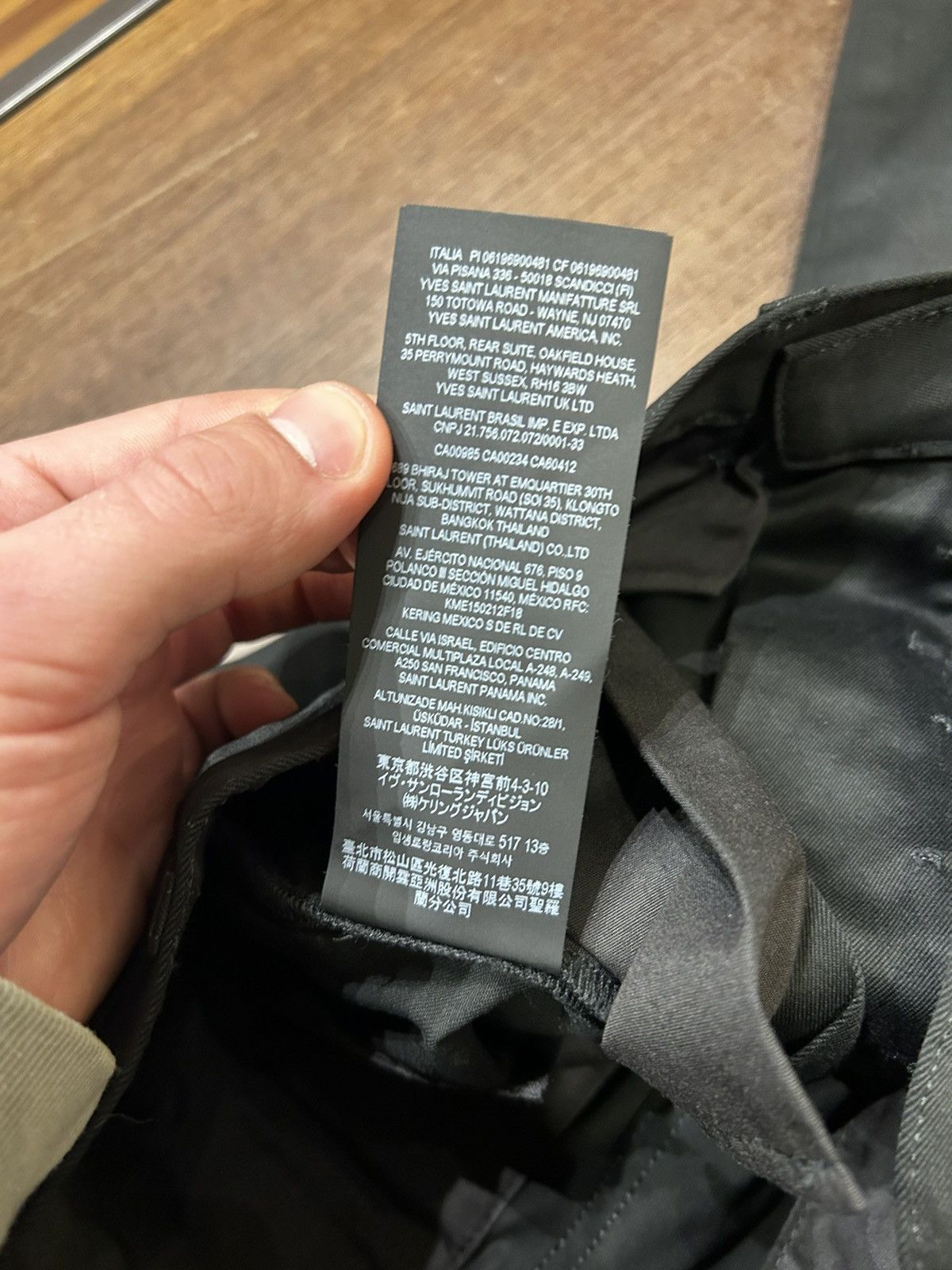 Yves Saint Laurent Yves Saint Laurent Straight Black Pants Size US 28 / EU 44 - 7 Thumbnail