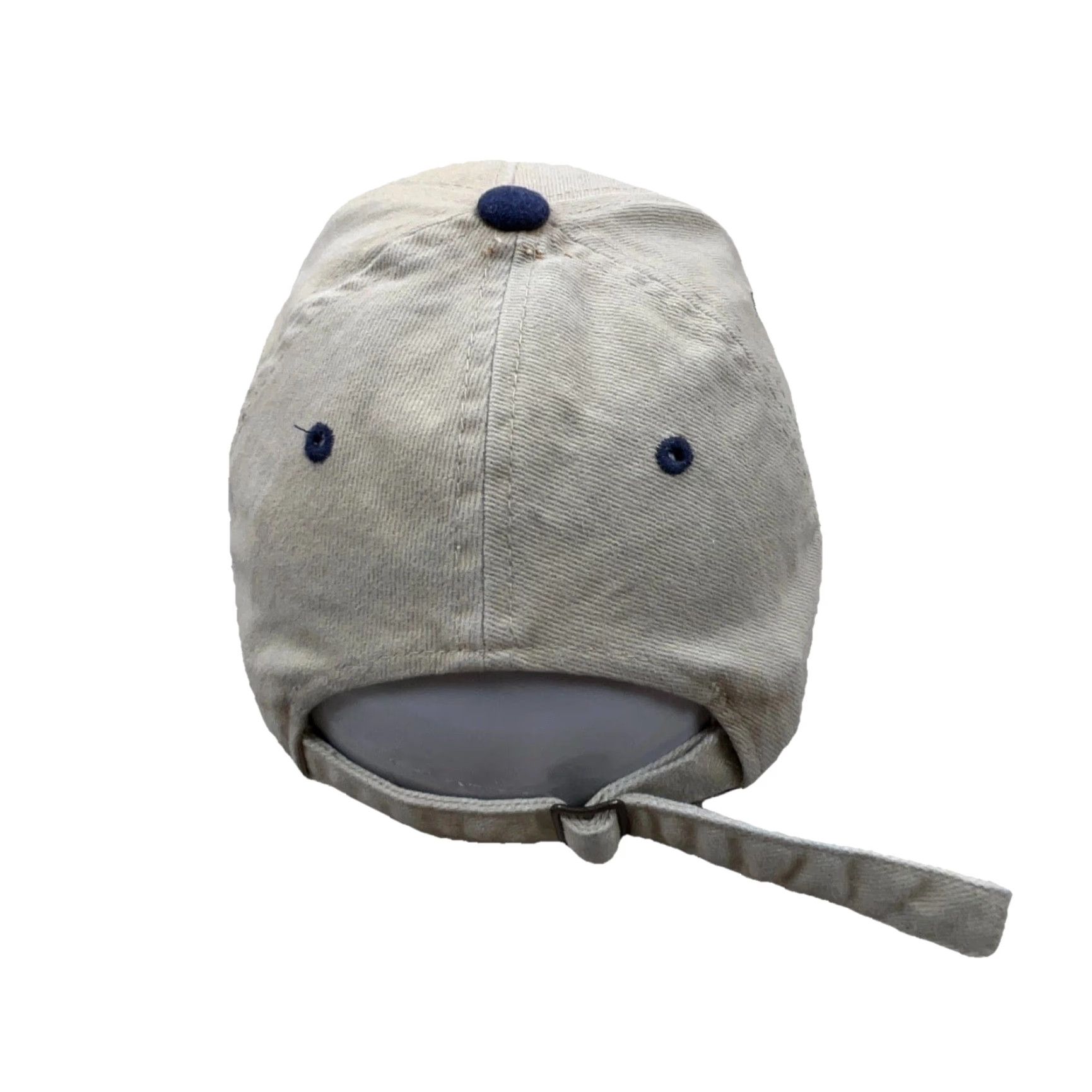 Peanuts Vintage Mr Peanut Planters Hat Cap Baseball Adjustable Cotton Tan Blue 90s Casual Mens Size ONE SIZE - 5 Thumbnail