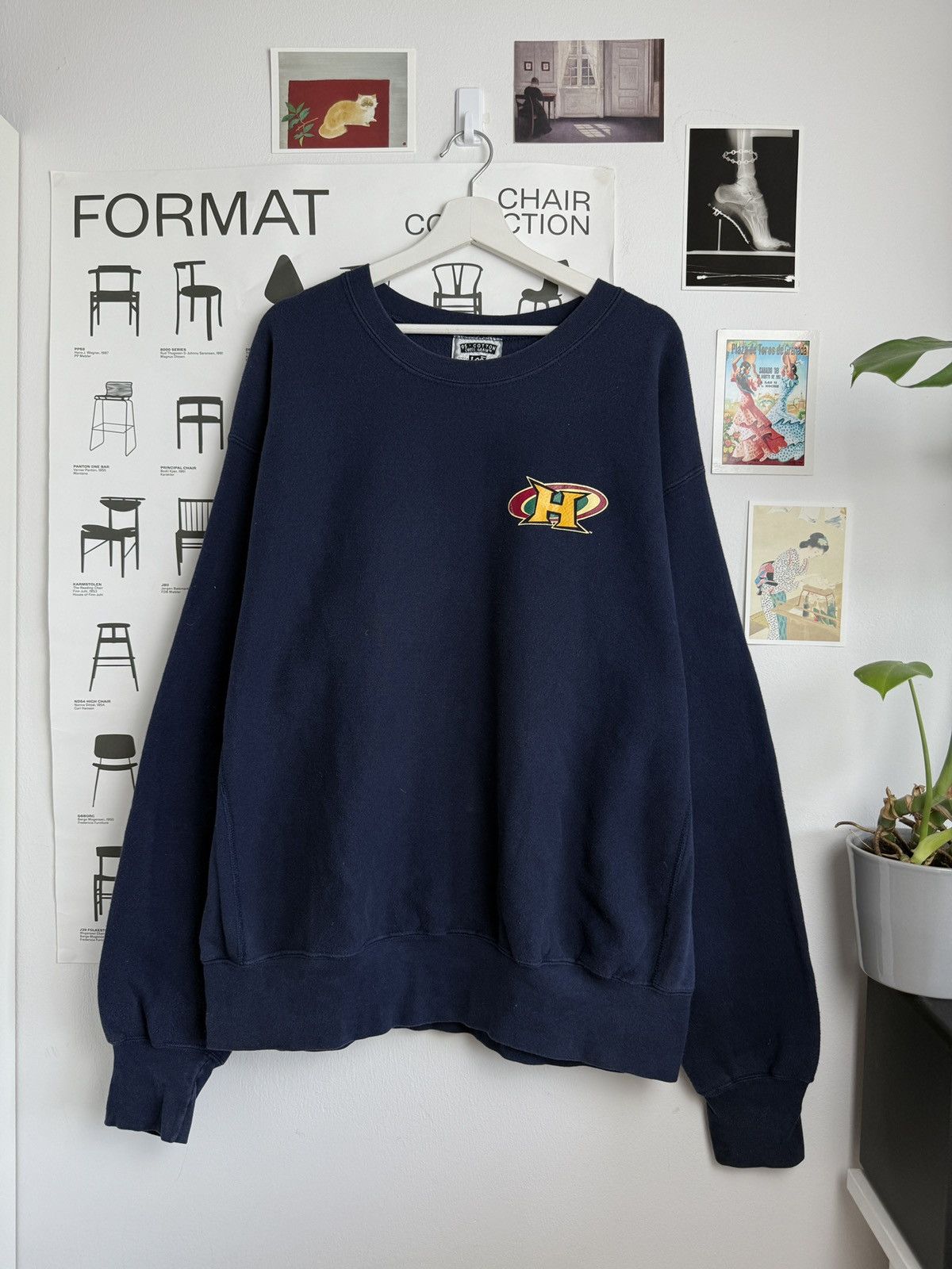 Lee Vintage 90s Lee heavyweight Hyper Wheels sweatshirt XXL skate Size US XXL / EU 58 / 5 - 2 Thumbnail