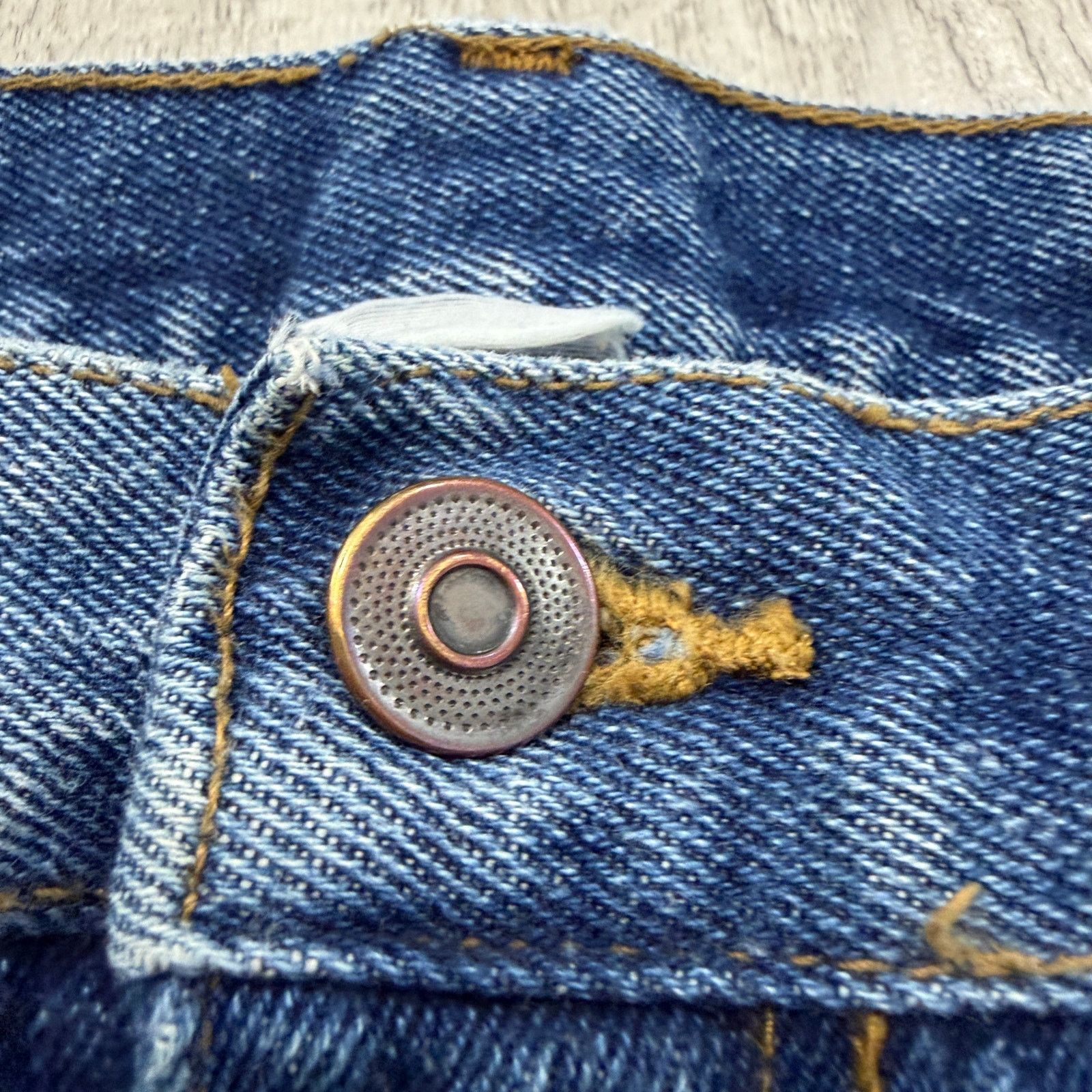 Vintage Vintage Faded Jeans Men's 36x27 Blue Denim Western Grunge Size US 36 / EU 52 - 5 Thumbnail