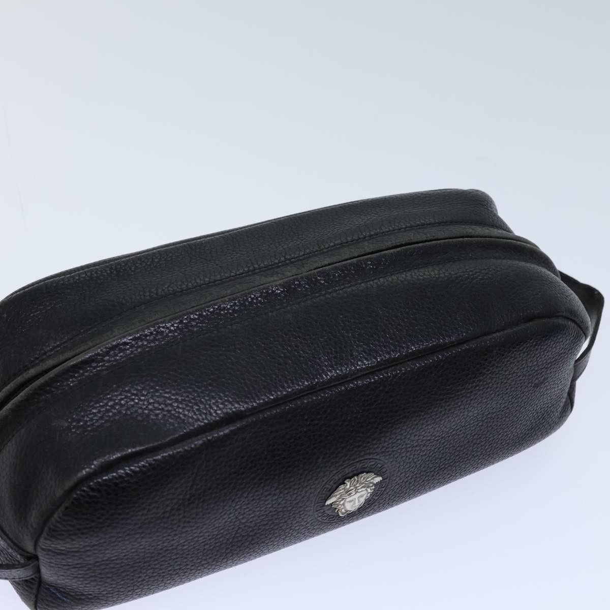 Versace Gianni Versace Clutch Bag Leather Black Size ONE SIZE - 5 Thumbnail