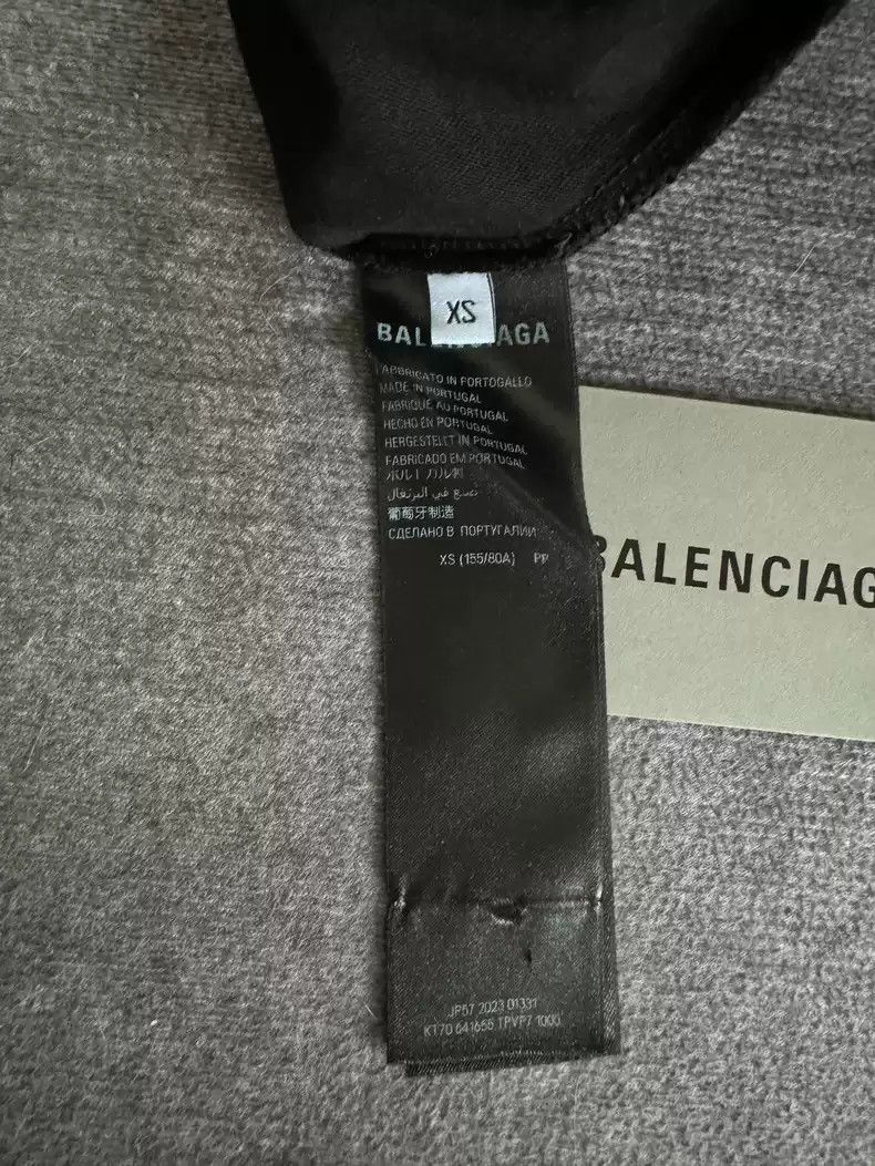 Balenciaga Balenciaga Spring 24 Hot Diamond Black Short Sleeves-2506 Size US XS / EU 42 / 0 - 4 Thumbnail