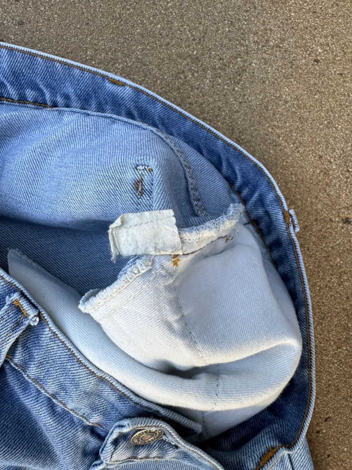 Levi's × Vintage Vtg 70’s Levi’s 646 Orange Tab Bellbottom Flare Jeans 35x29 Size US 35 - 6 Thumbnail